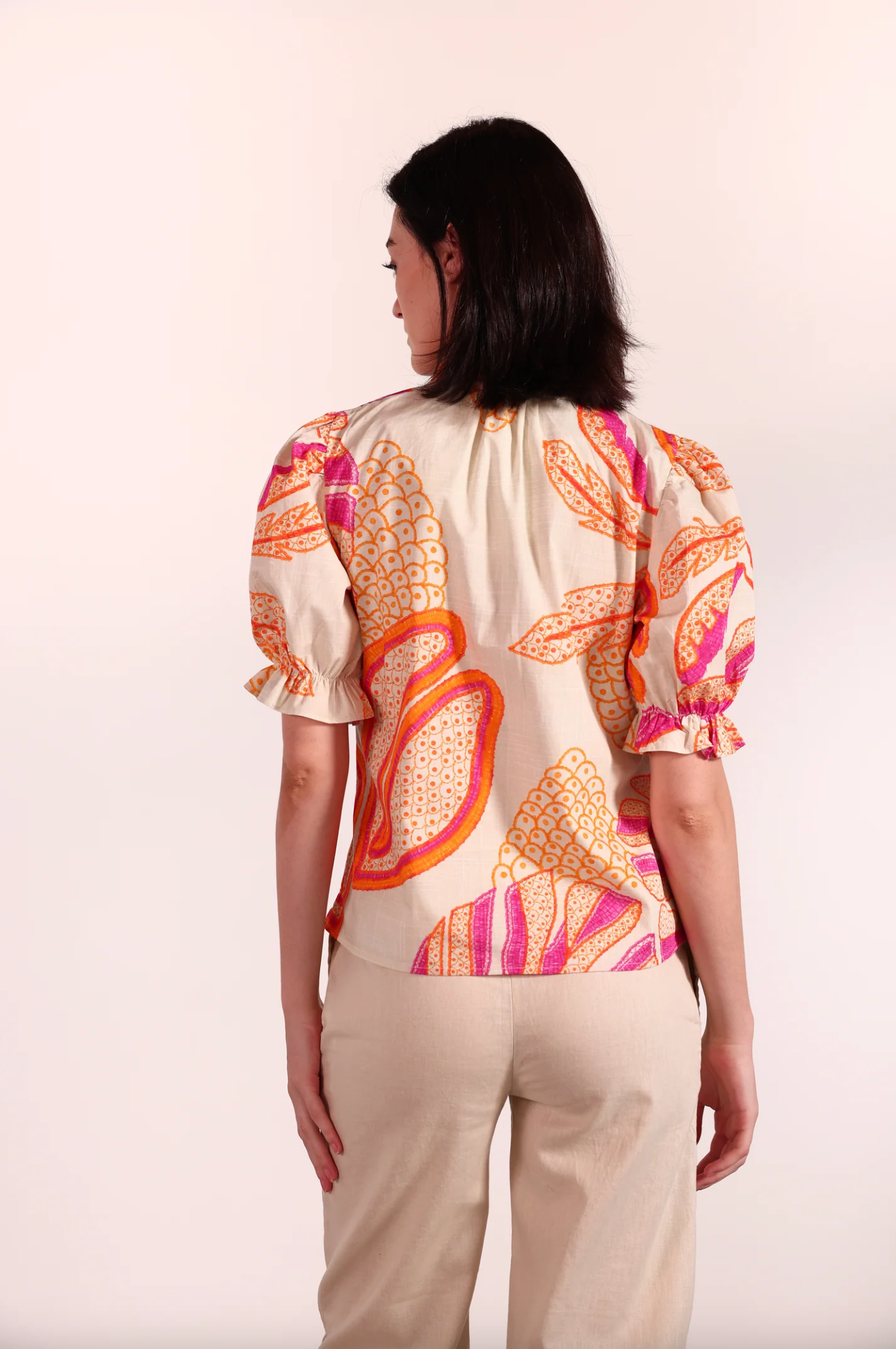 Amy Top - Outline Palms