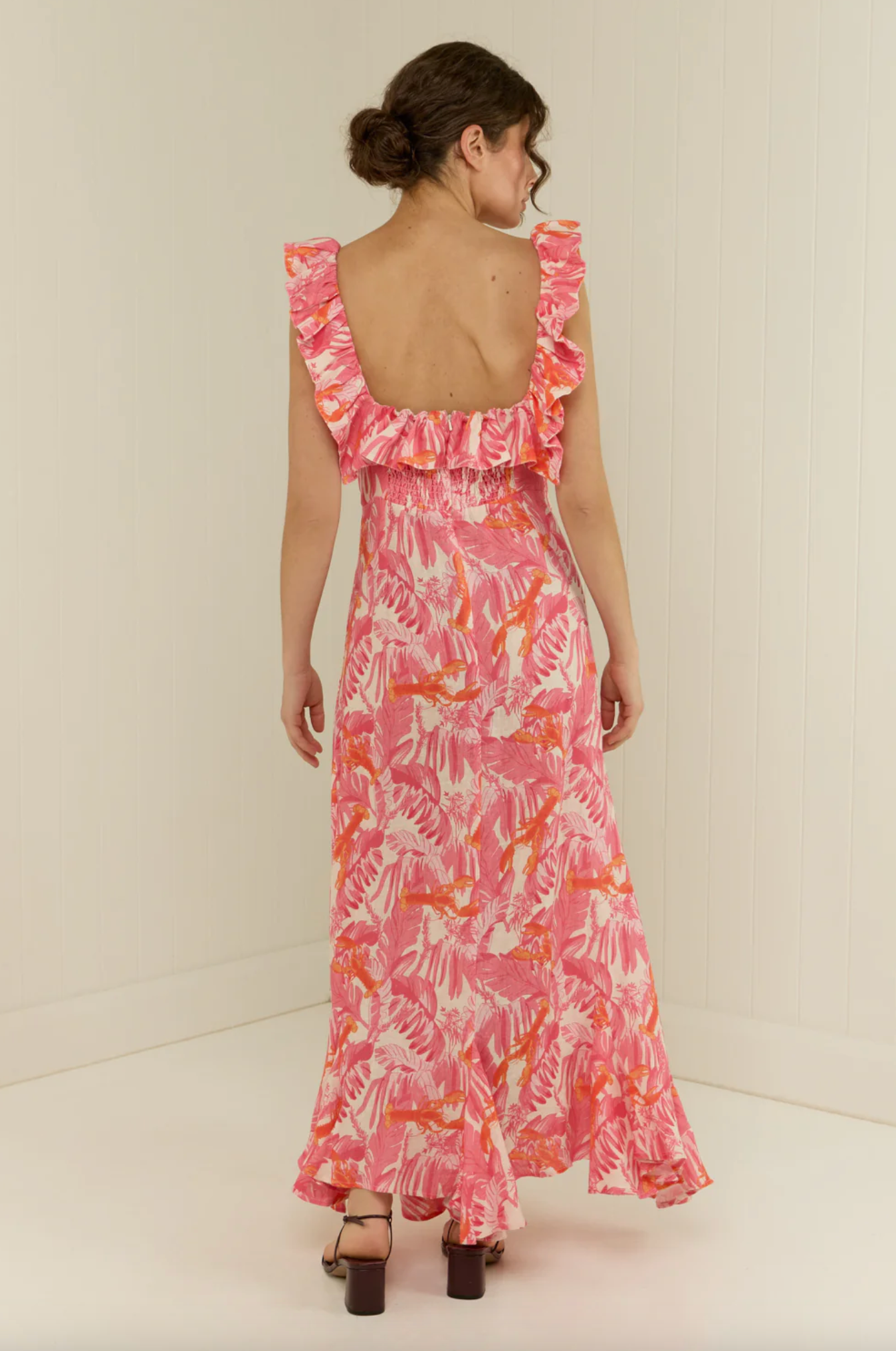 Daisy Dress - Pink Lobster