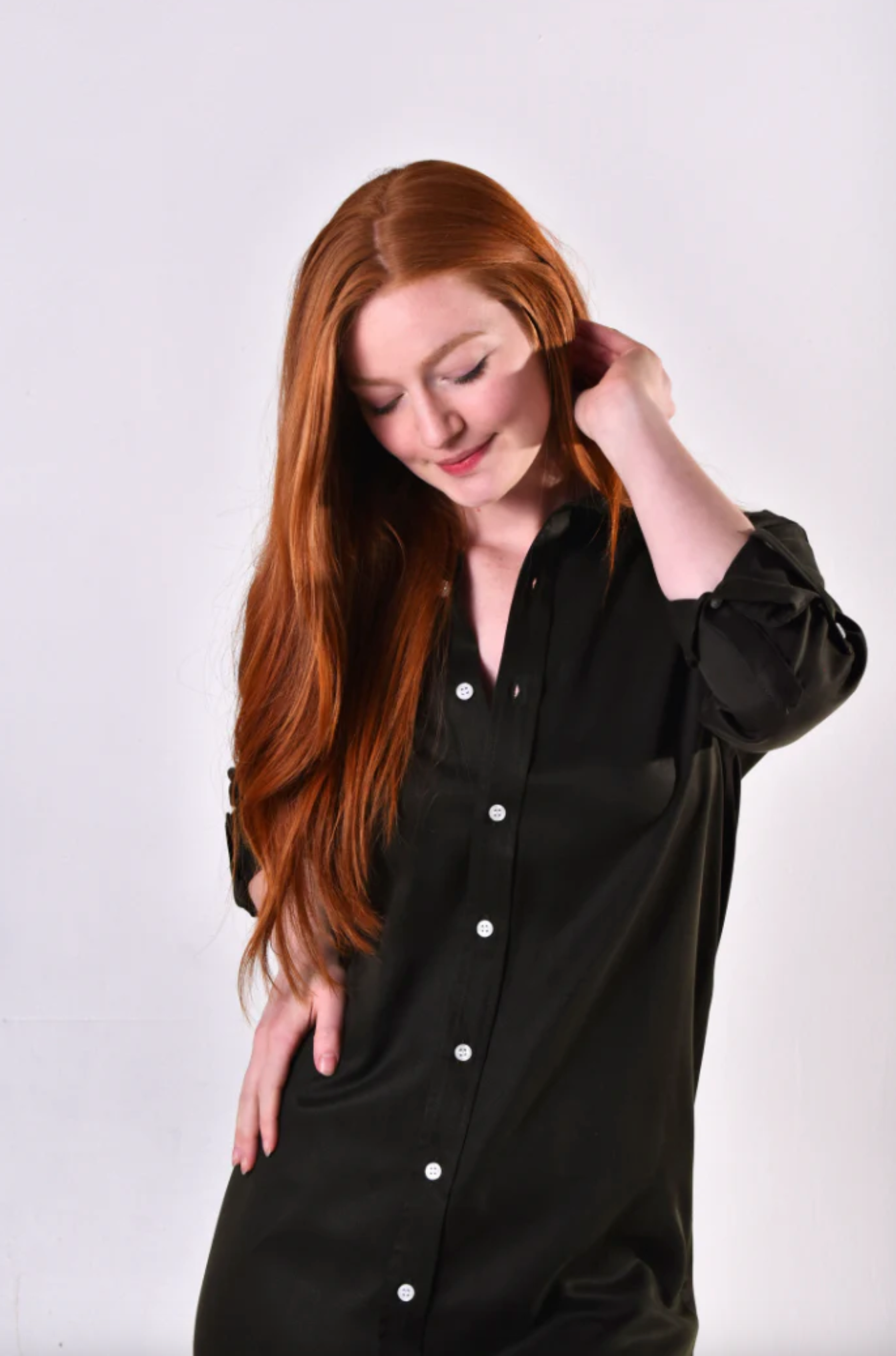 Tencel Midi Dress - Hunter Green