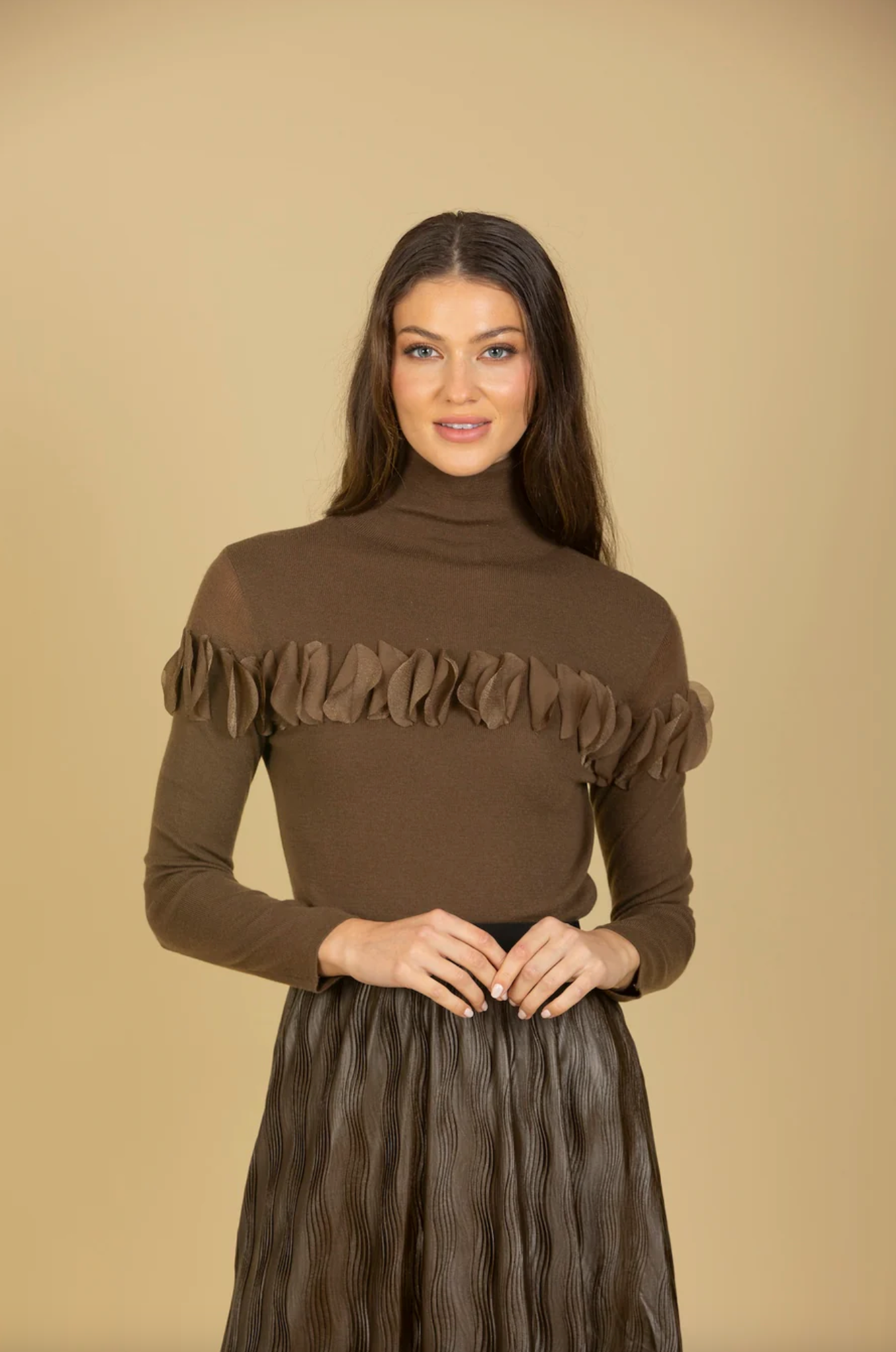 Merino Wool Sweater with Appliqué