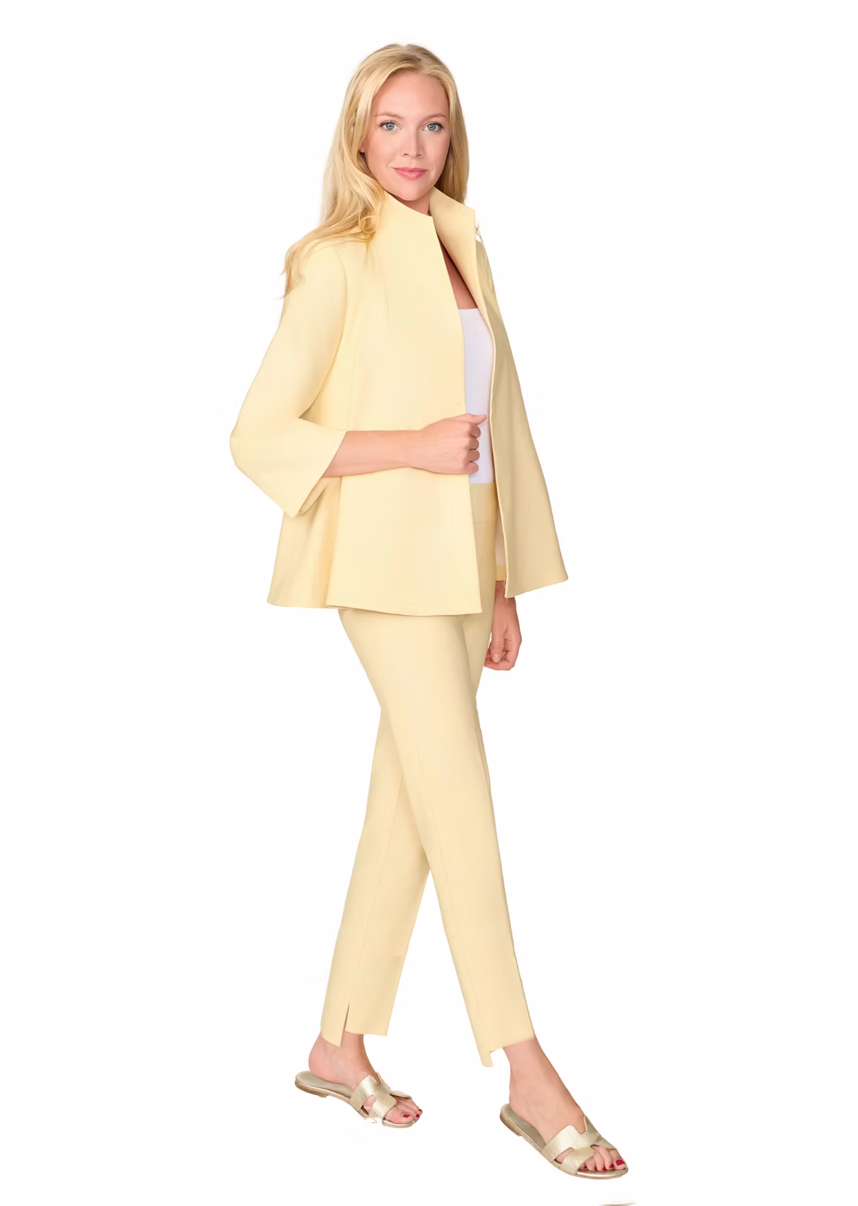 Short Swing Coat - Maize