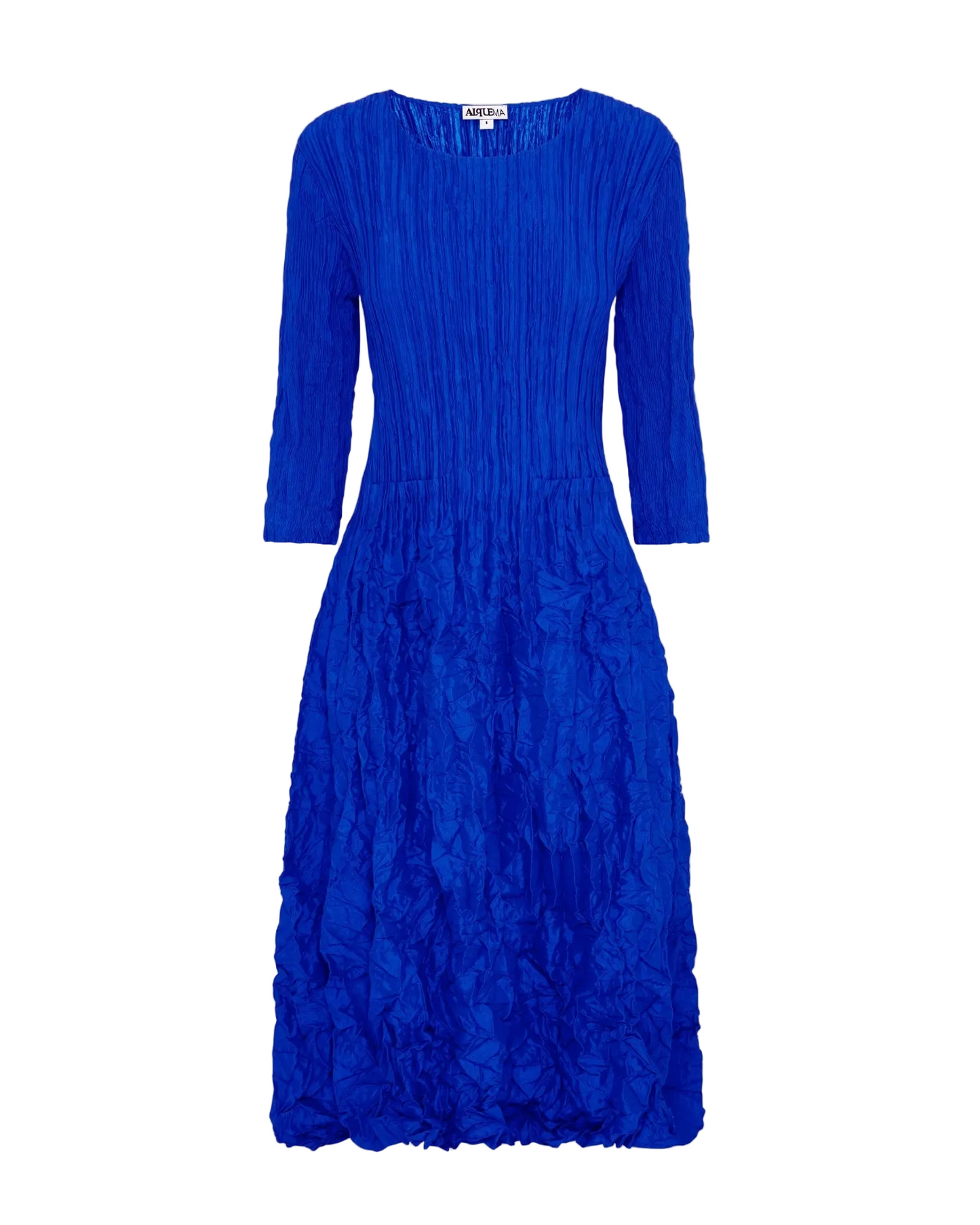 3/4 Sleeve Smash Dress - Royal
