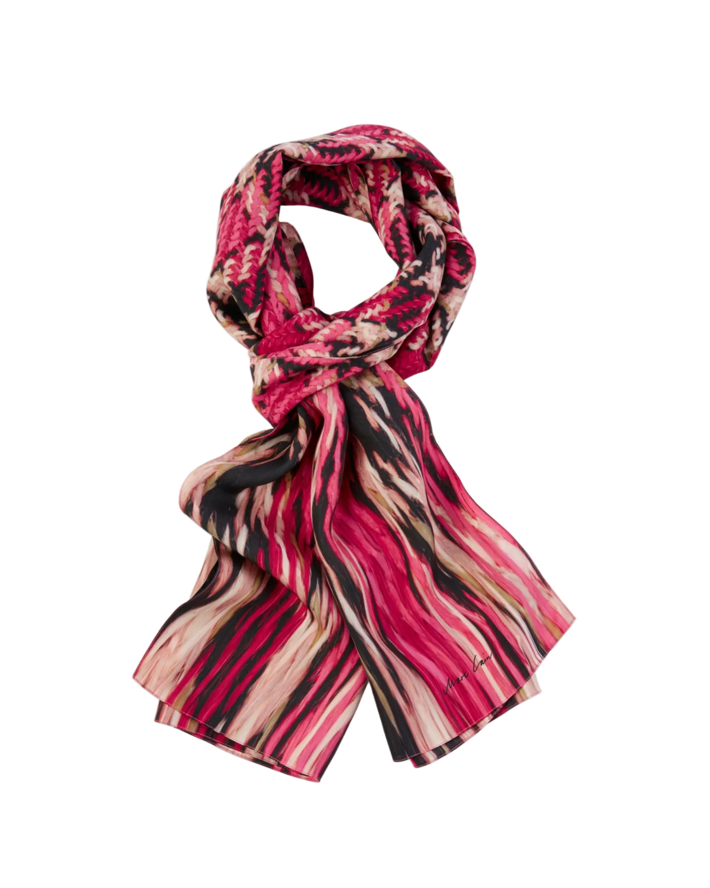 Silk scarf with photo print