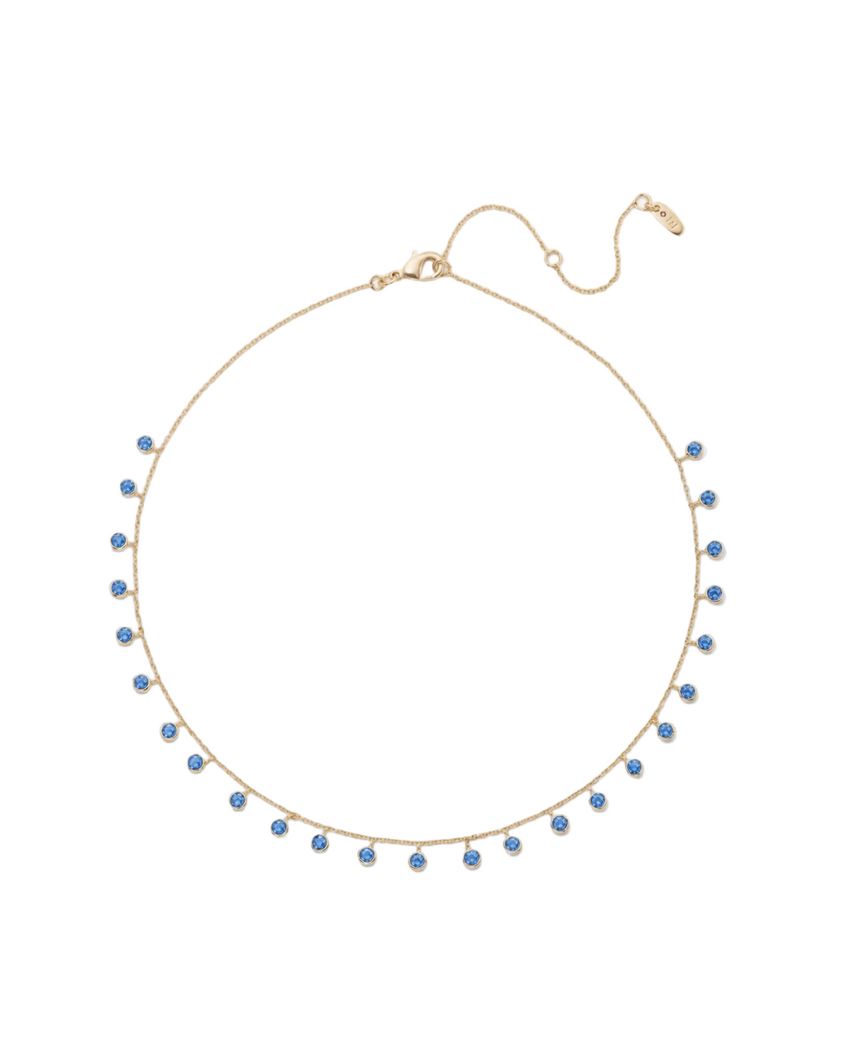 Orsay Charm Necklace - Midnight Blue/Gold