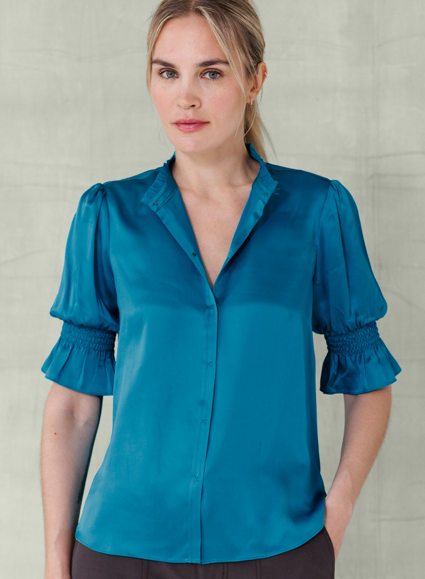 Go Luxe Fleamarket Top - Peckcock