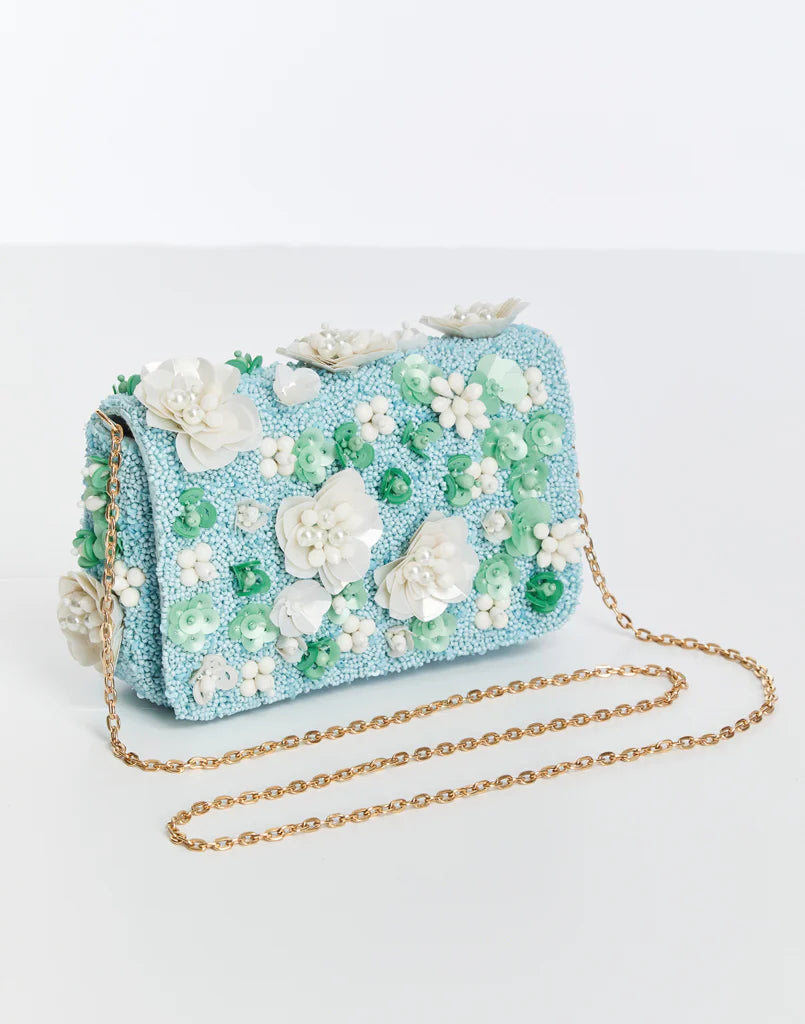Torres Beaded Clutch Bag