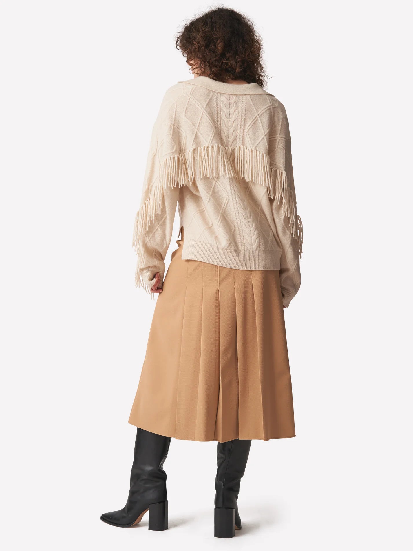 Eliza Cable Polo Jumper