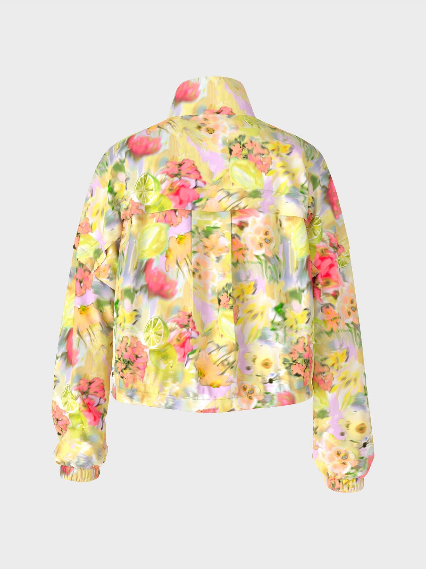 Printed Outdoor Jacket - Pale Lemon