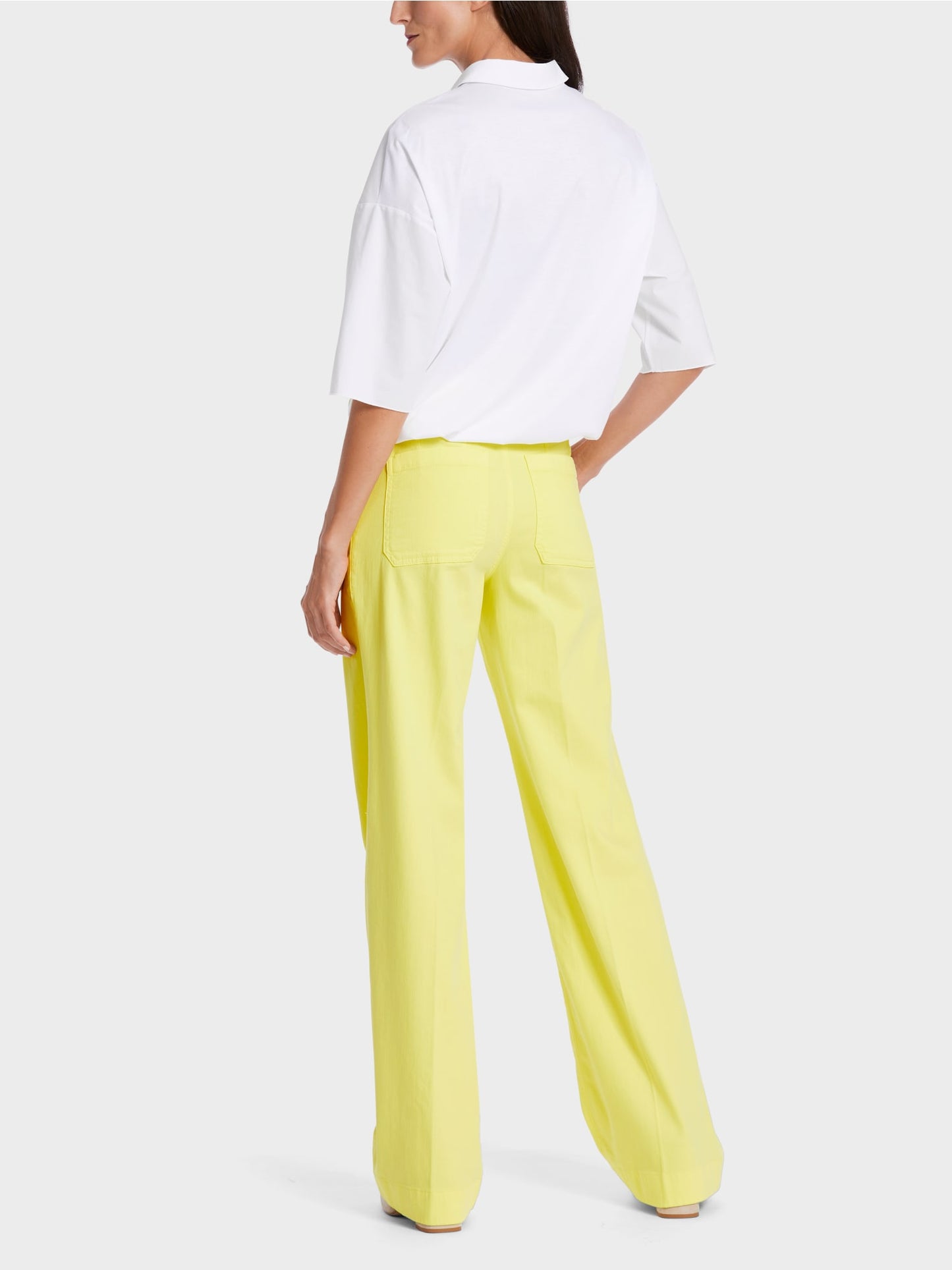 Blurry Lemons Blouse - White