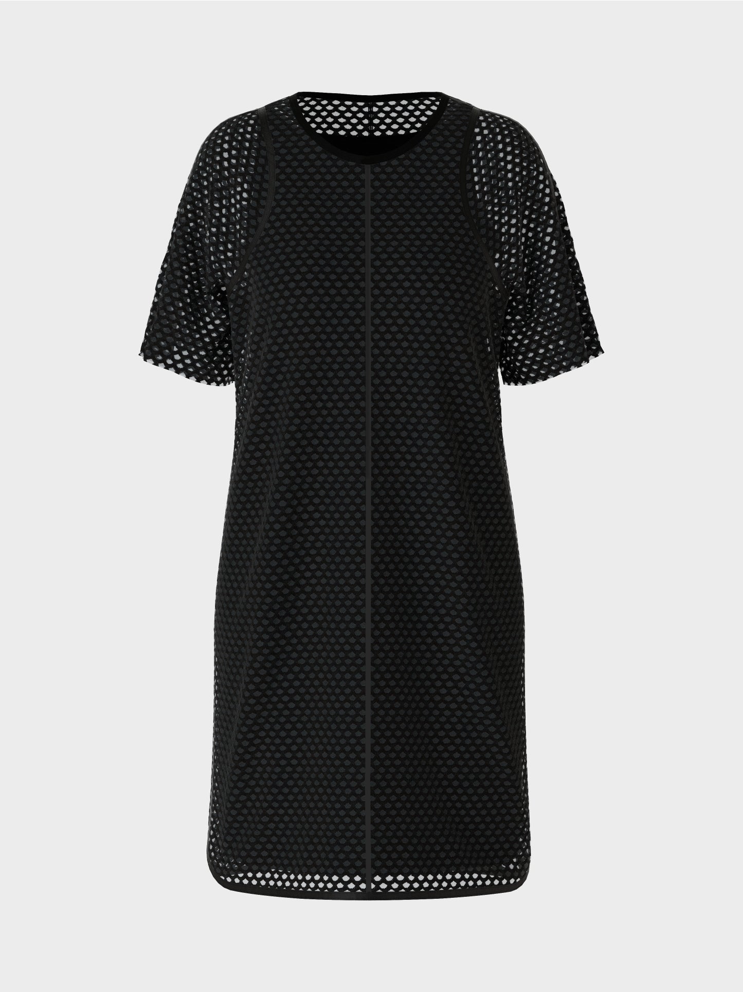 Casual Mesh Dress - Black