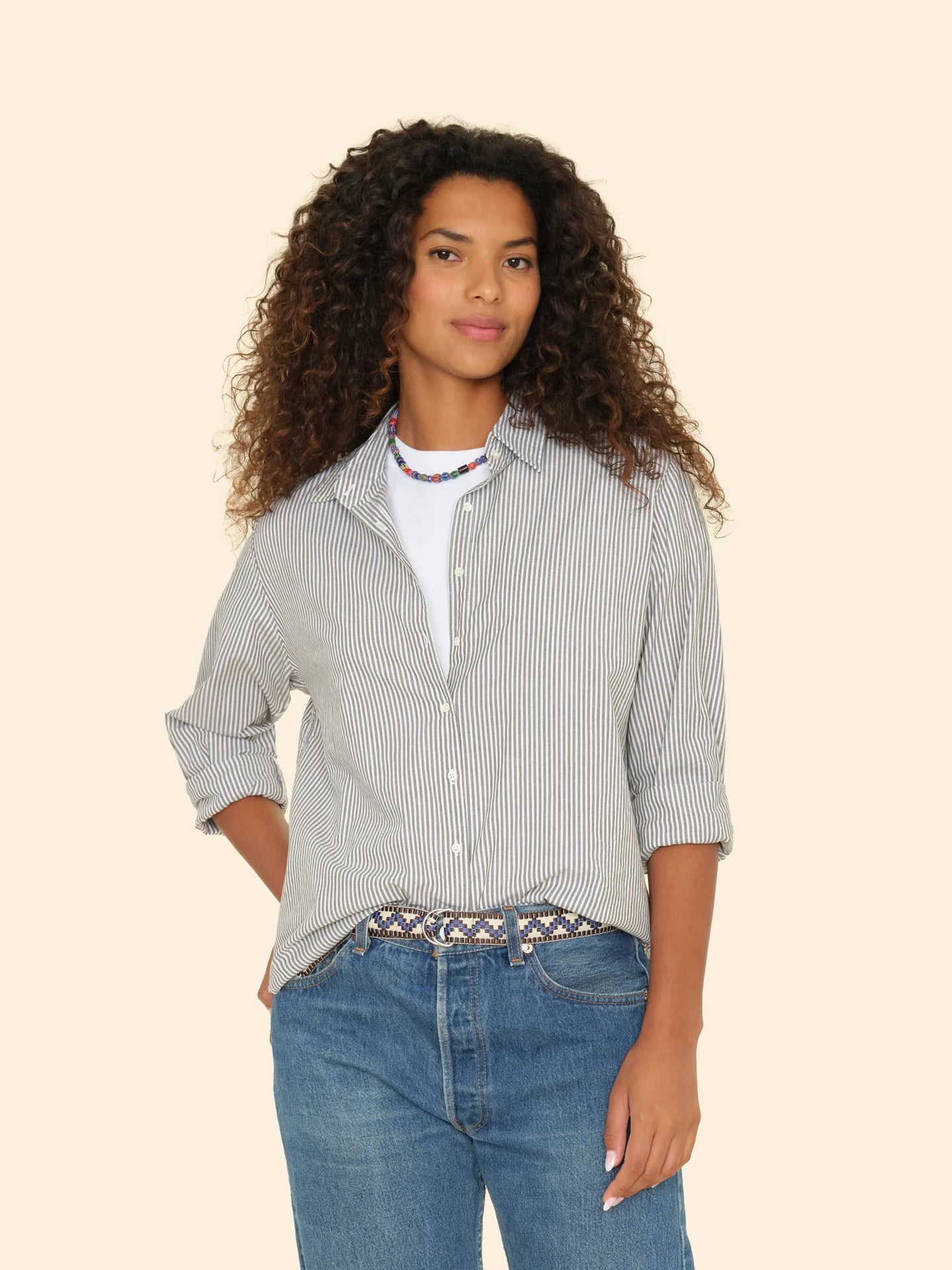 Beau Shirt - Sage White