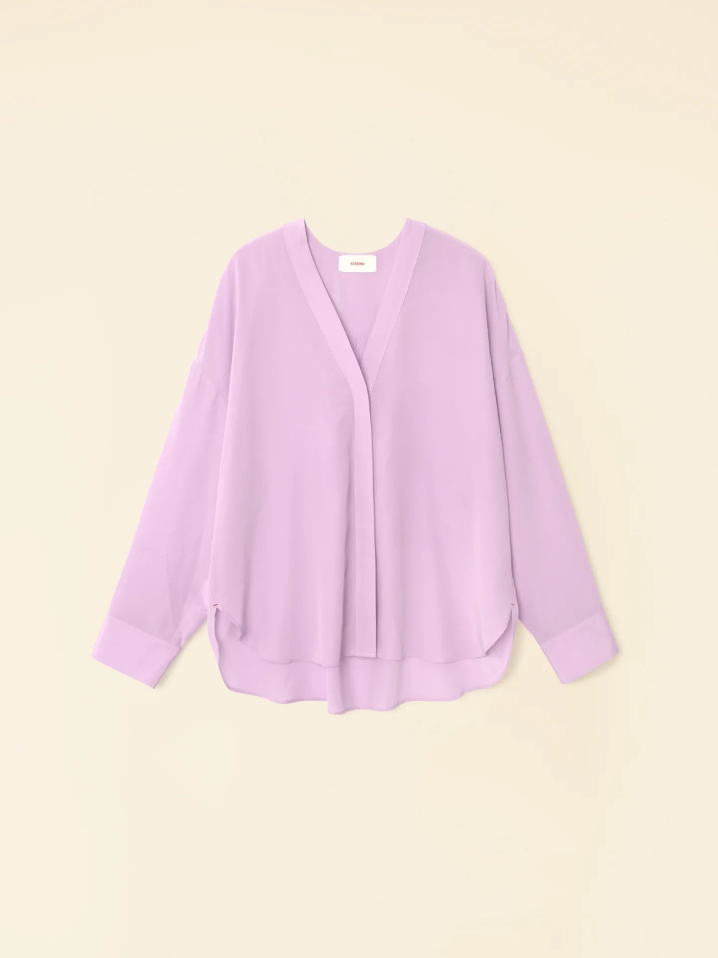 Frances Silk Shirt - Orchid Bloom