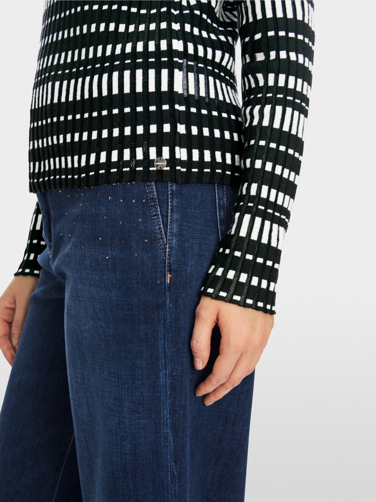 Striped sweater - Midnight Blue
