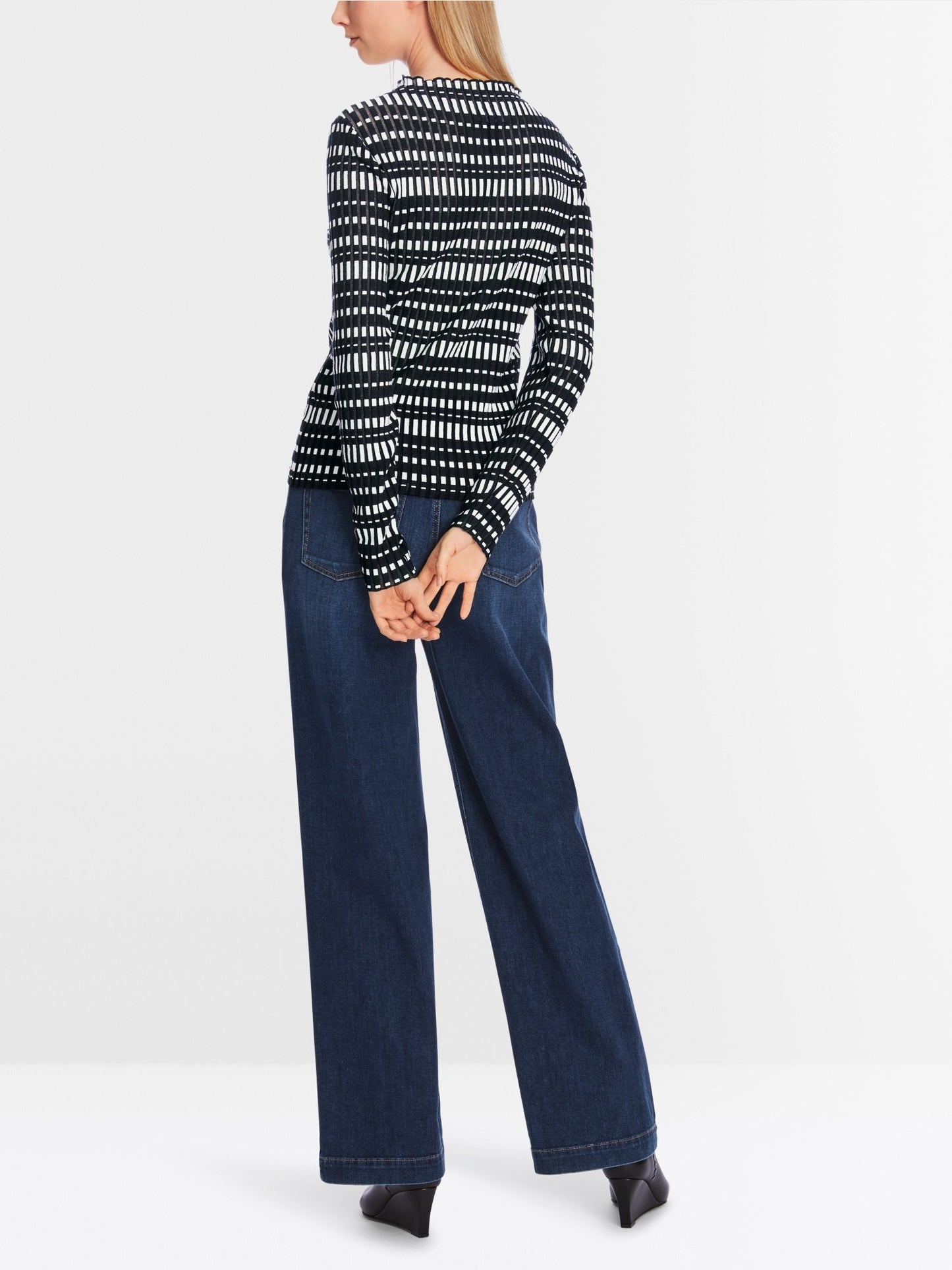 Striped sweater - Midnight Blue