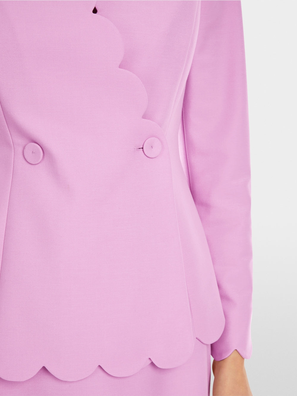 Plain fitted blazer
