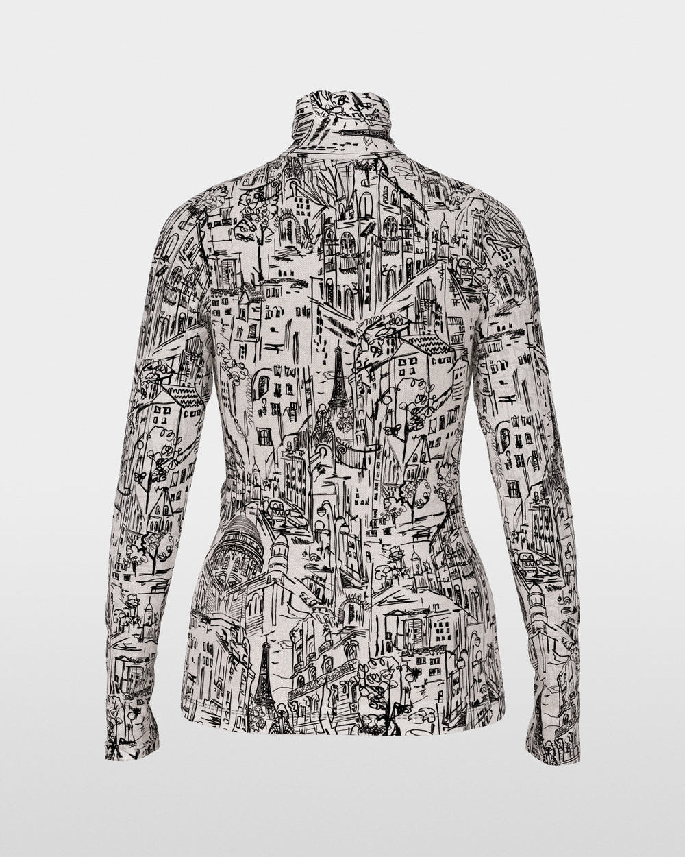 Long-sleeved Top with CITY Motif