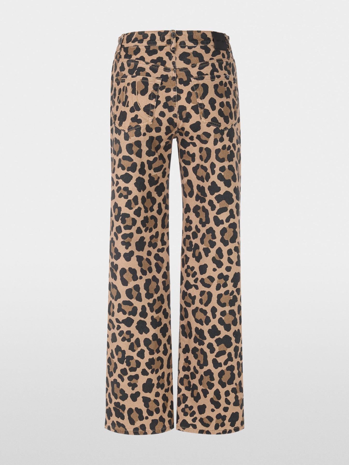 Wigan Wide Jeans with High Waistband - Milk Coffee