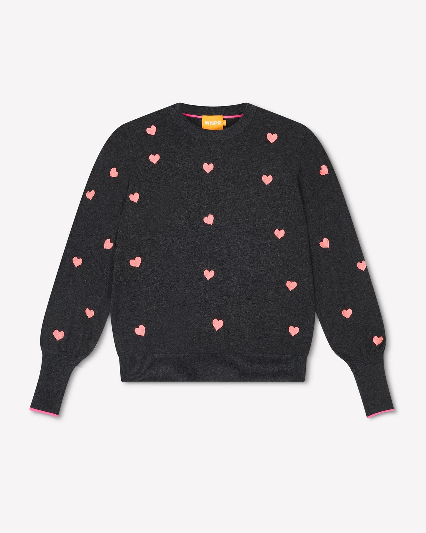 Bijou Heart Sweater - Tar