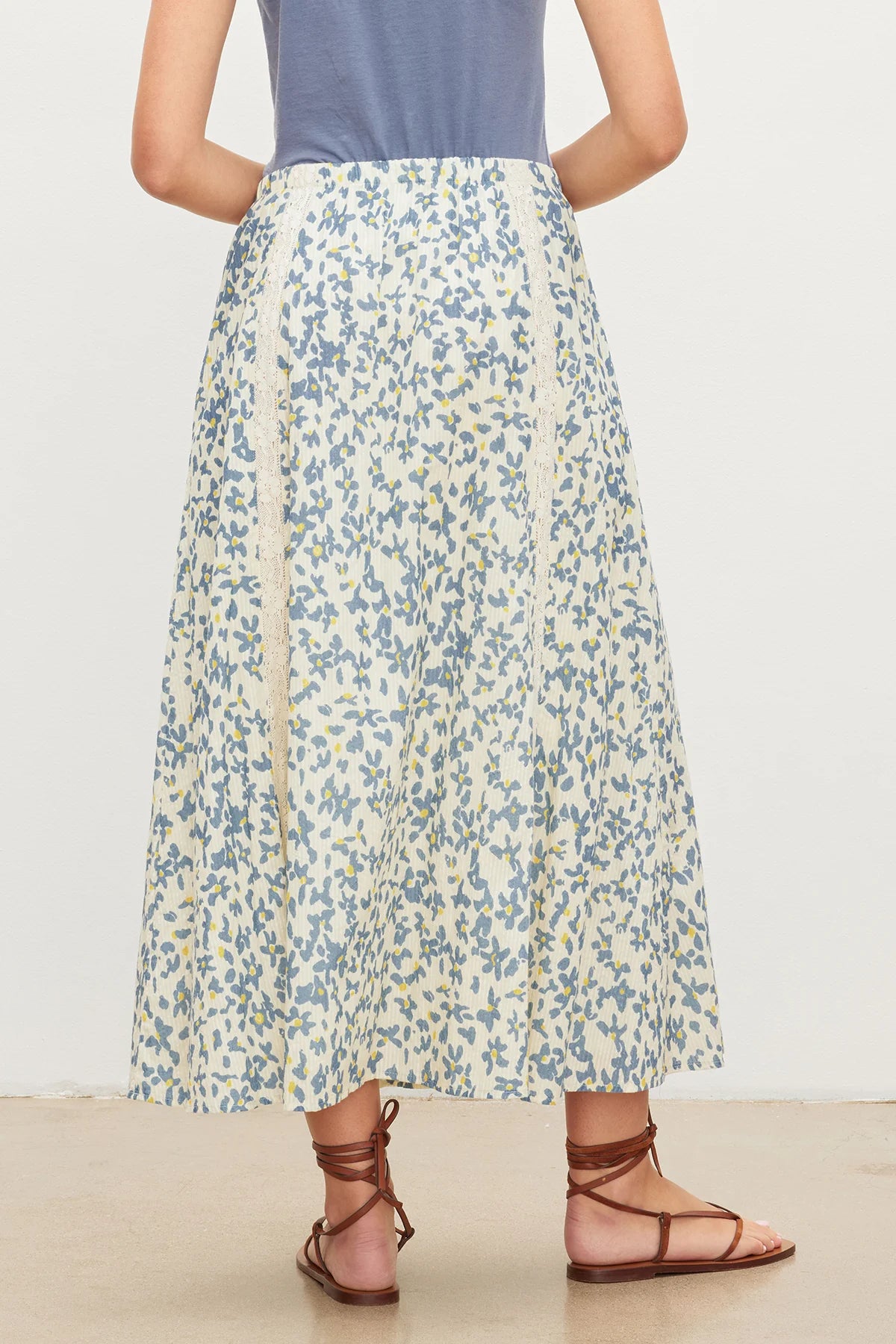 Kona Skirt - Blue Foral