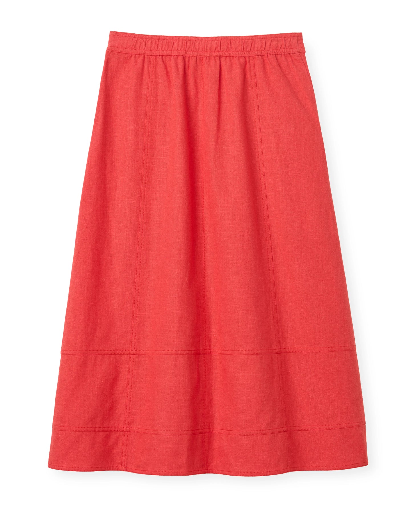 Alice Button Skirt - Poppy