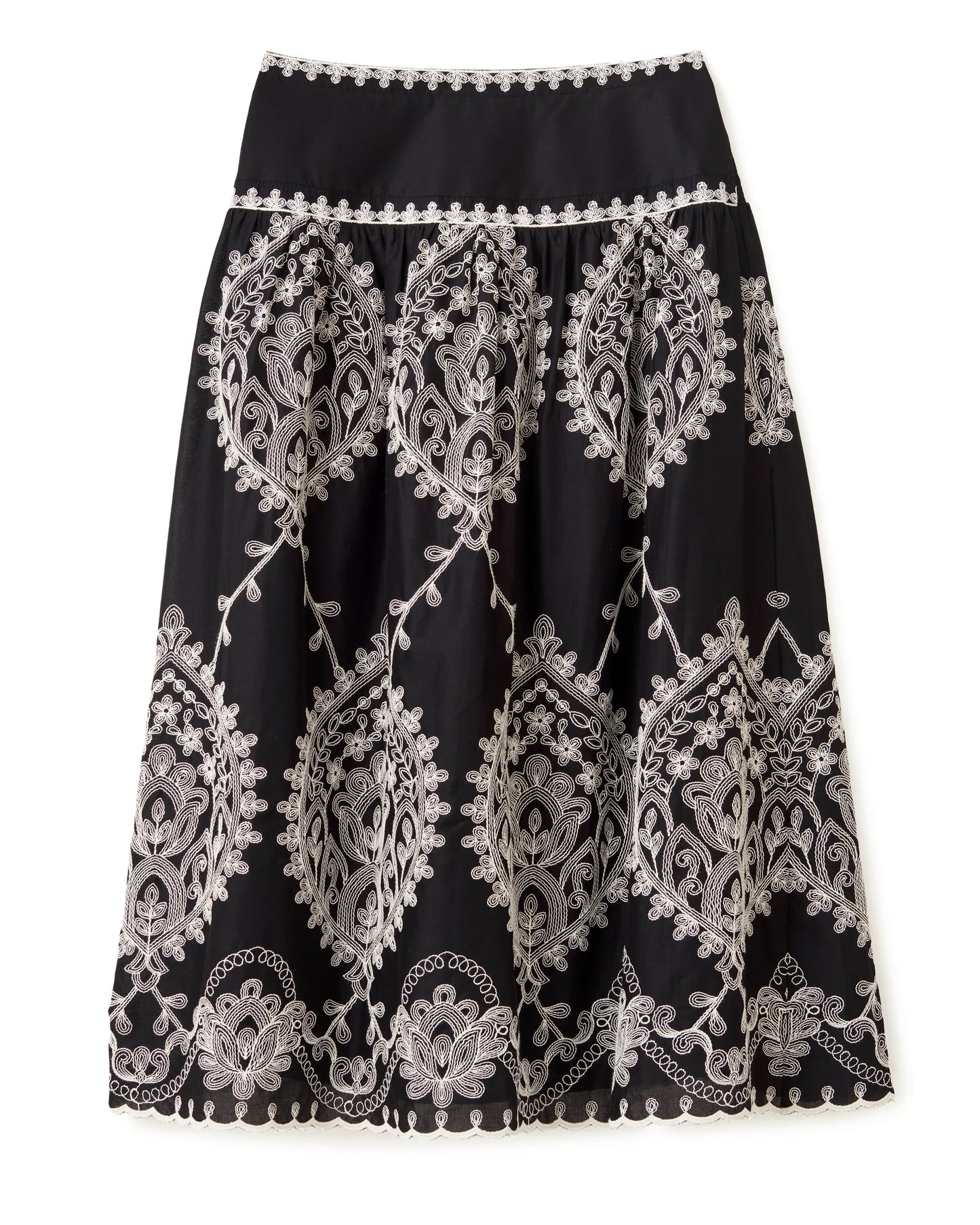 Georgia Midi Skirt - Noir