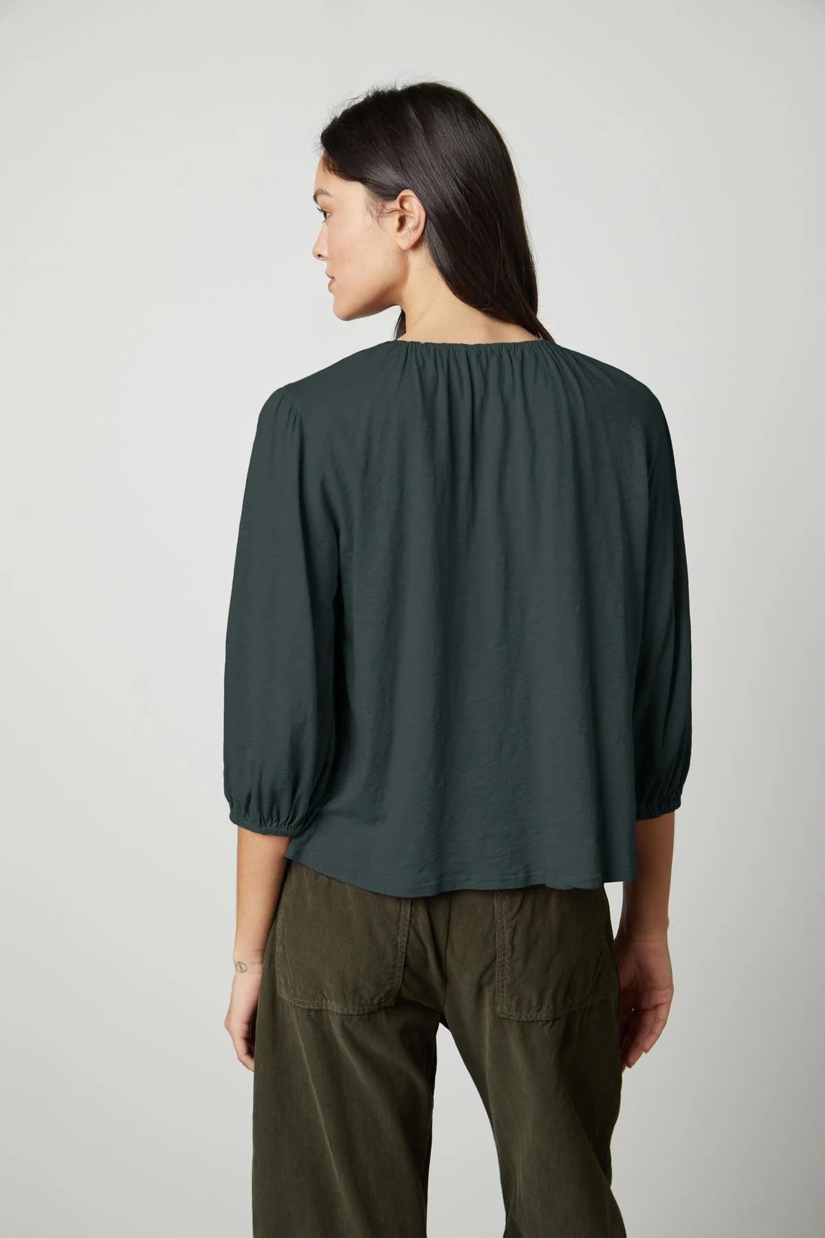 Julie 3/4 Sleeve Tee - Pond
