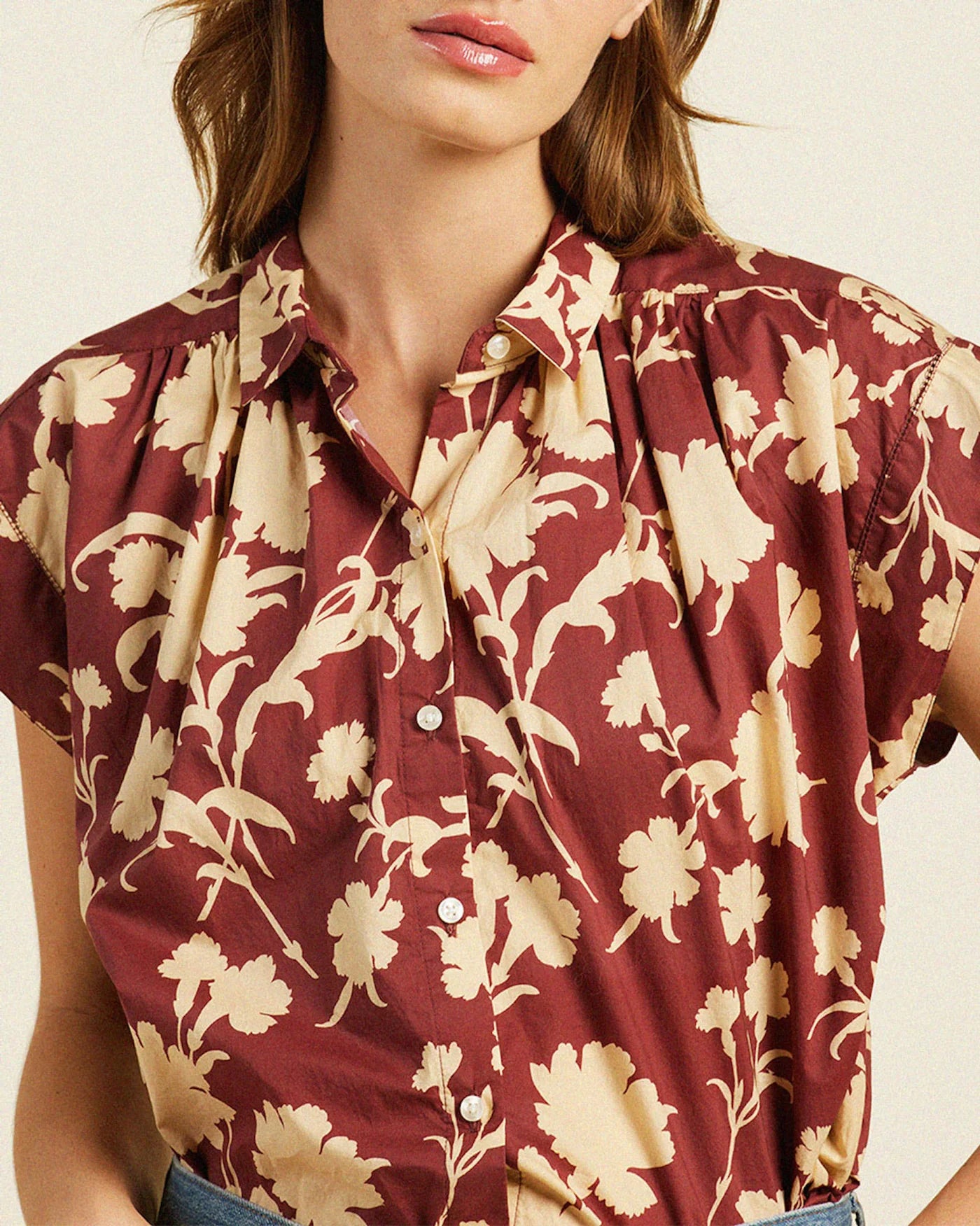Della Shirt - Port Shadow