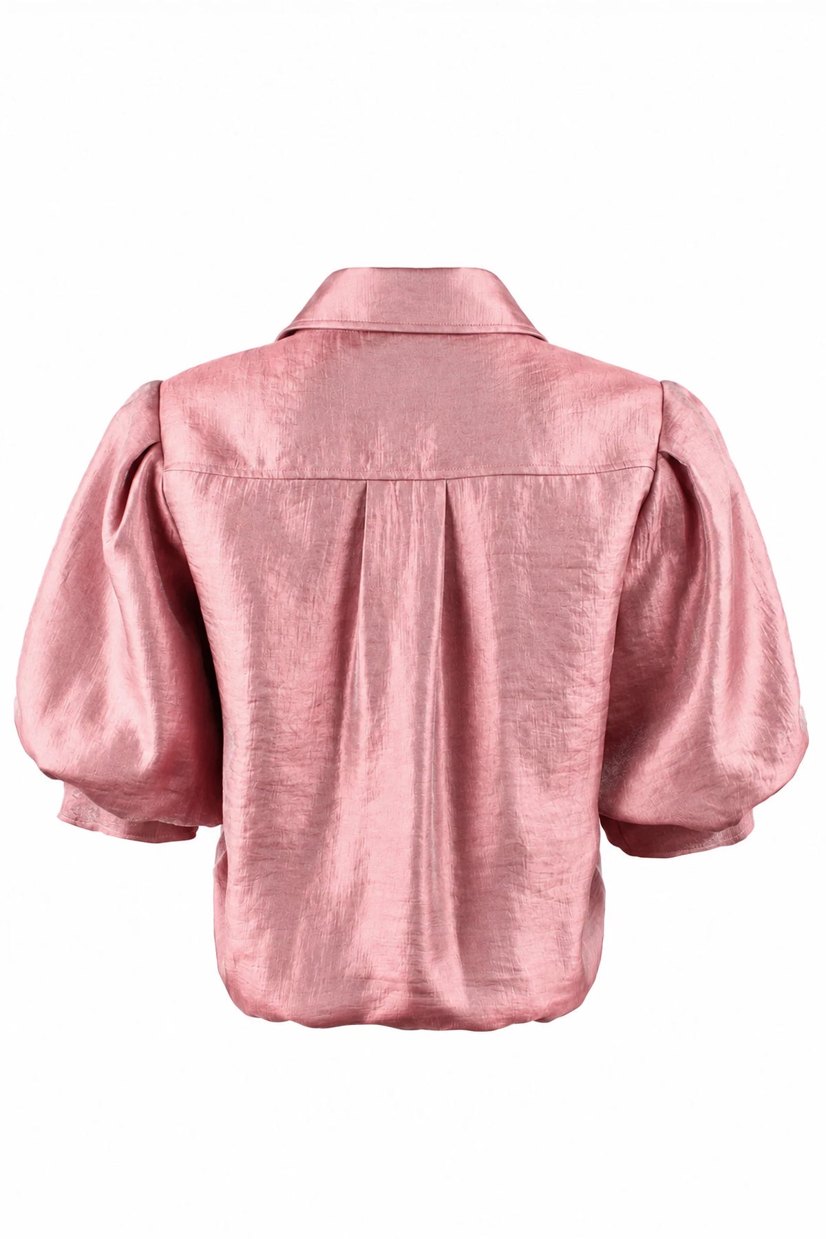 Metallic Bomba Shirt - Rose