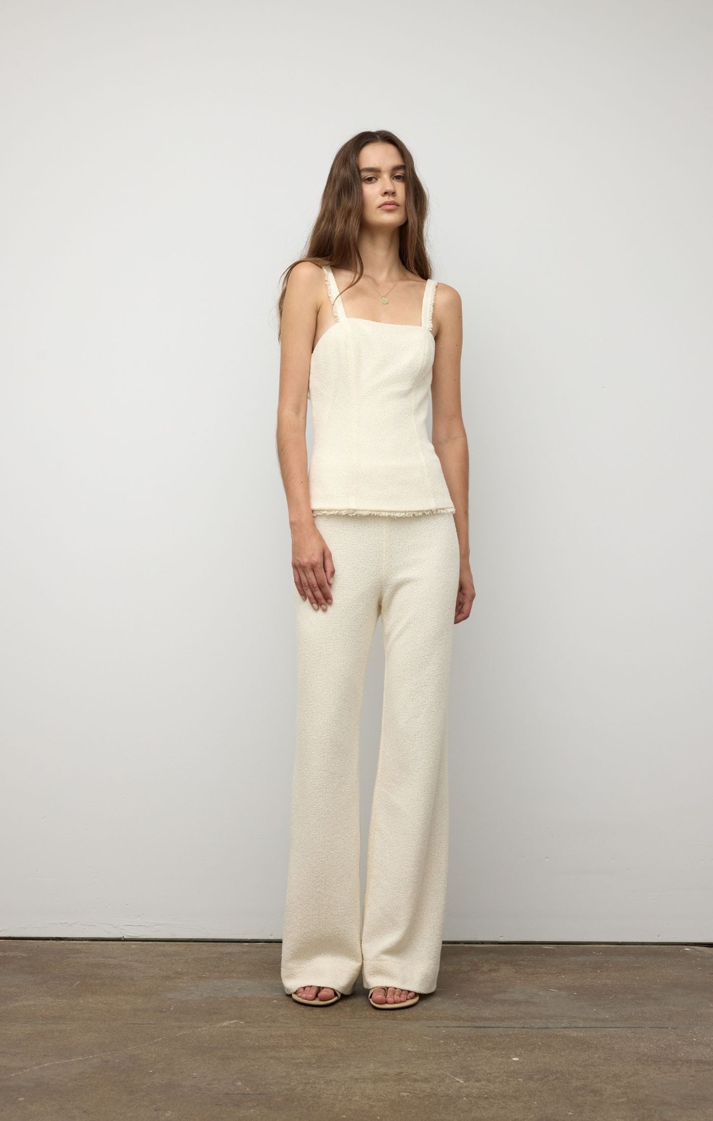 Wide Leg Pant - Ivory