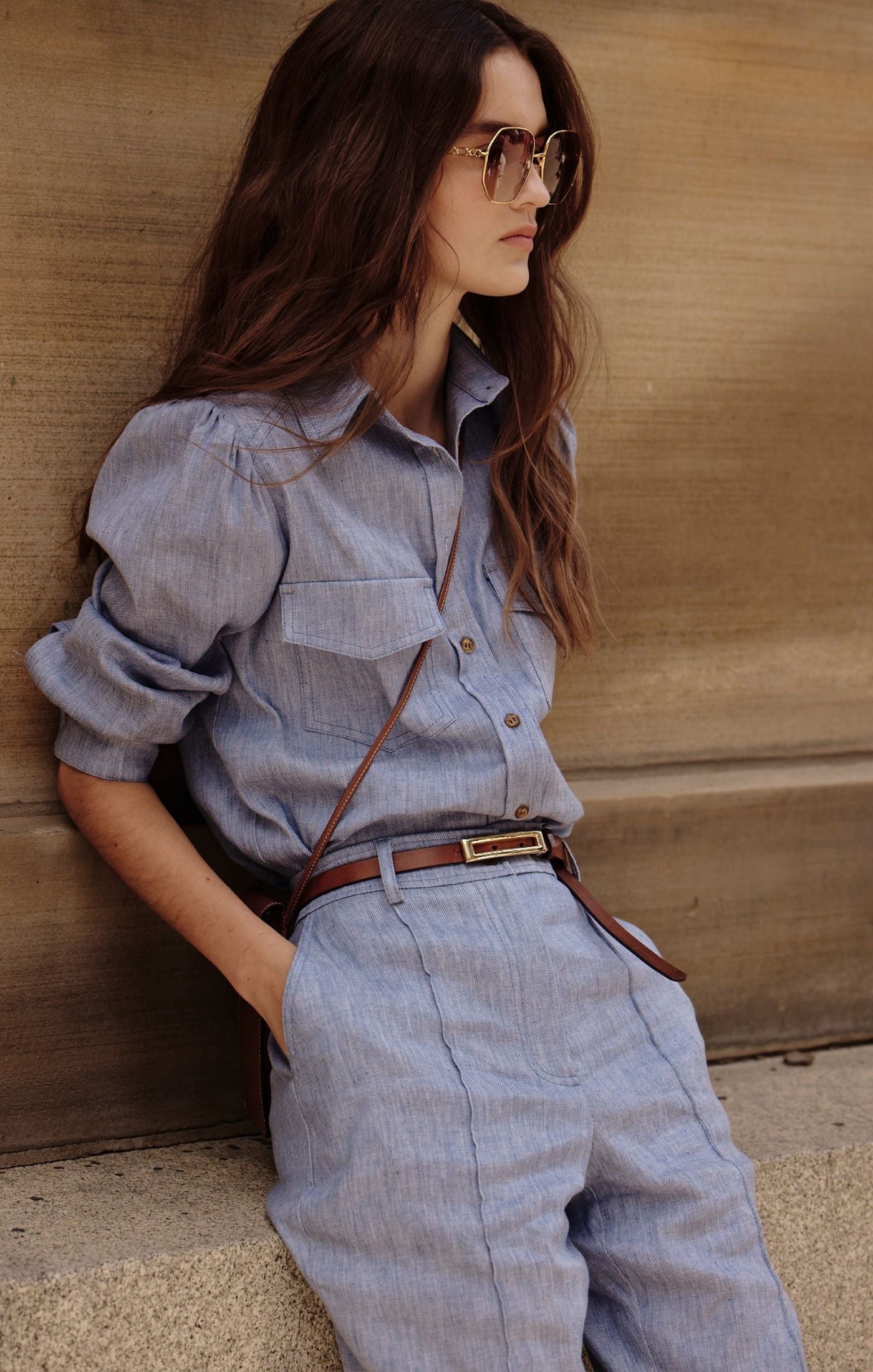 Denim Shirt - Blue