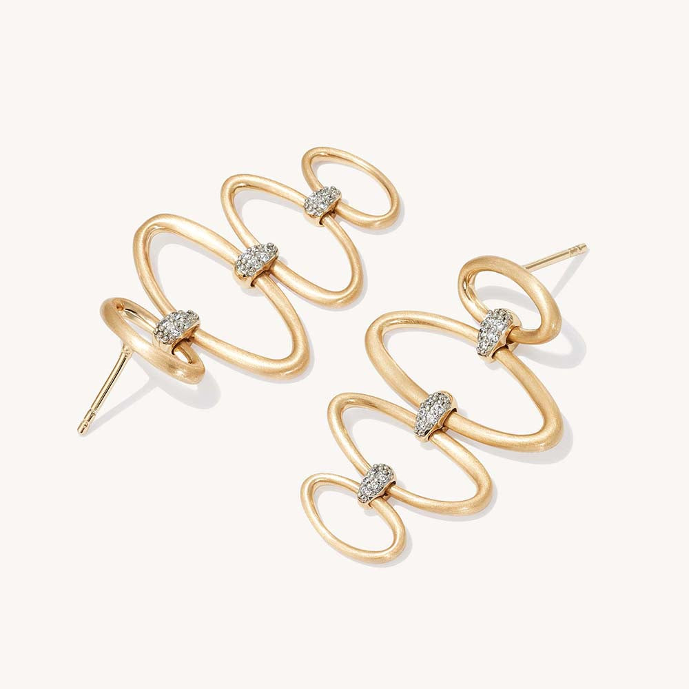 Celeste Statement Earrings - Gold