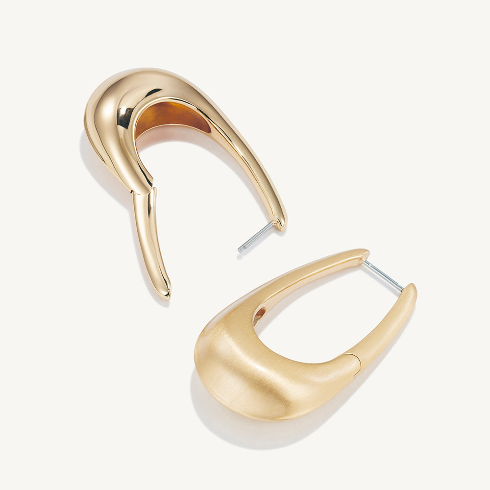 Phuket Hinged Hoop - Gold