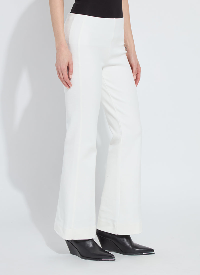 Alma High Waist Cavalry Trouser - Snow White