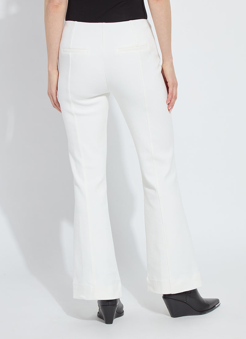 Alma High Waist Cavalry Trouser - Snow White