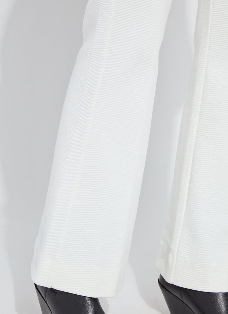 Alma High Waist Cavalry Trouser - Snow White