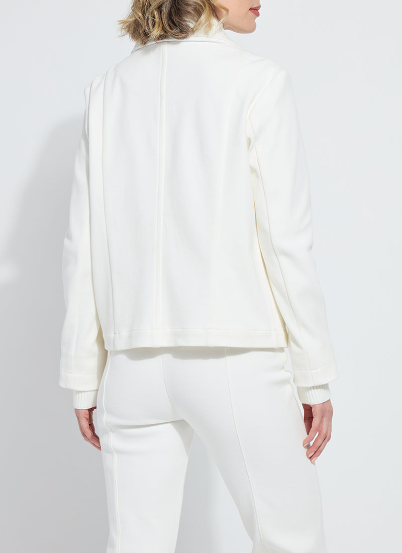 Maude Cropped Peacoat - Snow White