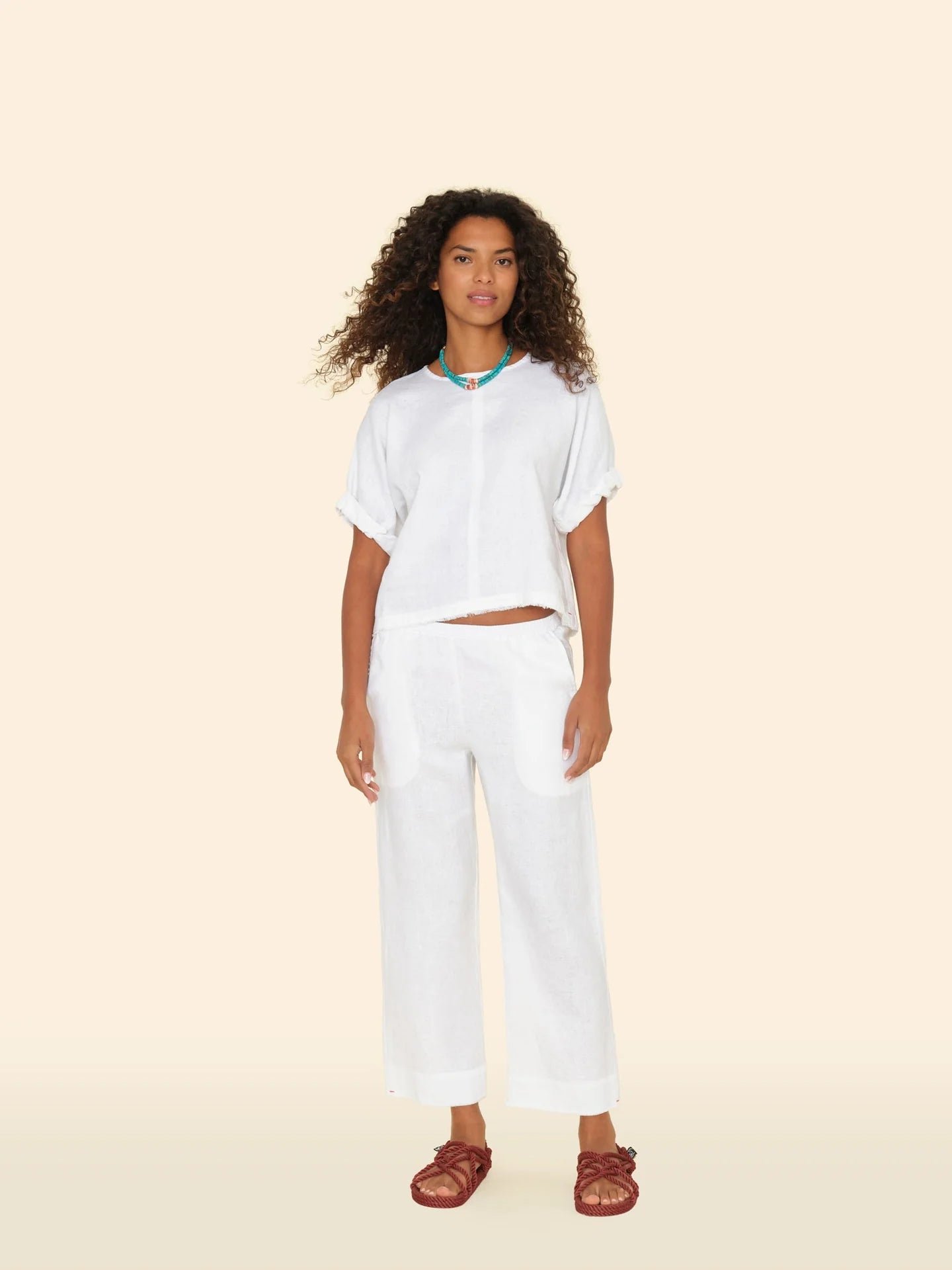 Lorenzo Pant - White