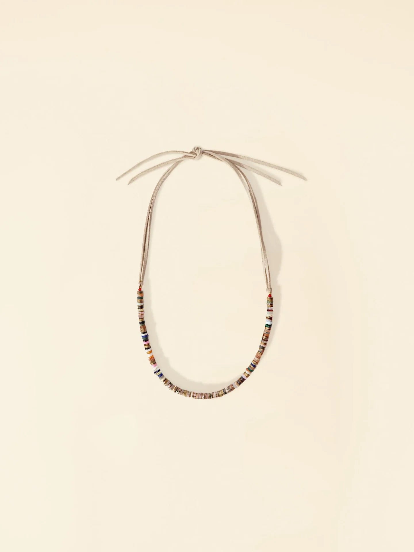 Solange Stone Necklace - Pink Jasper