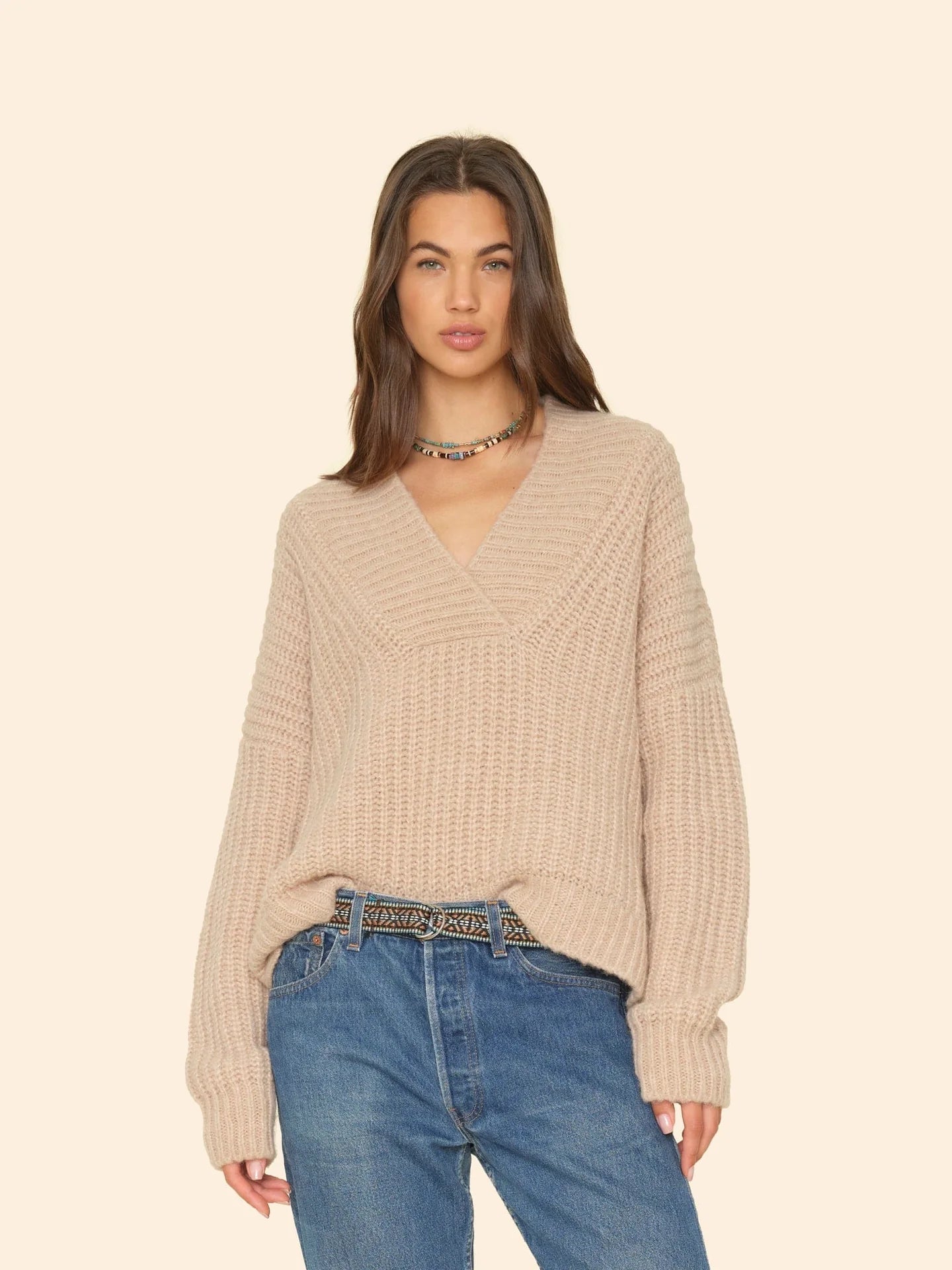 Keyes Sweater - Cream Ice