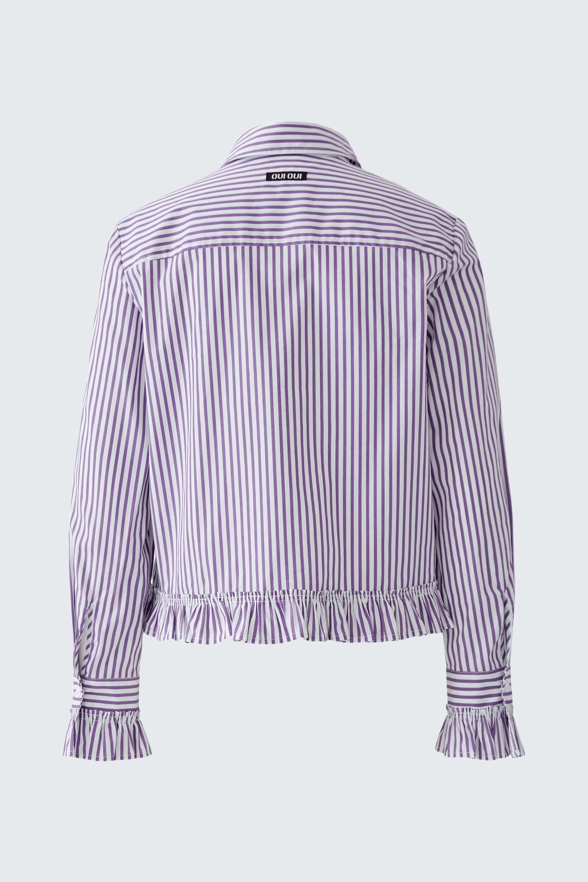Shirt Blouse - White Violet