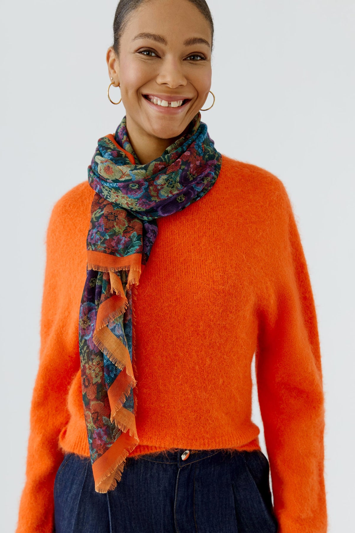 Scarf - Lilac Yellow