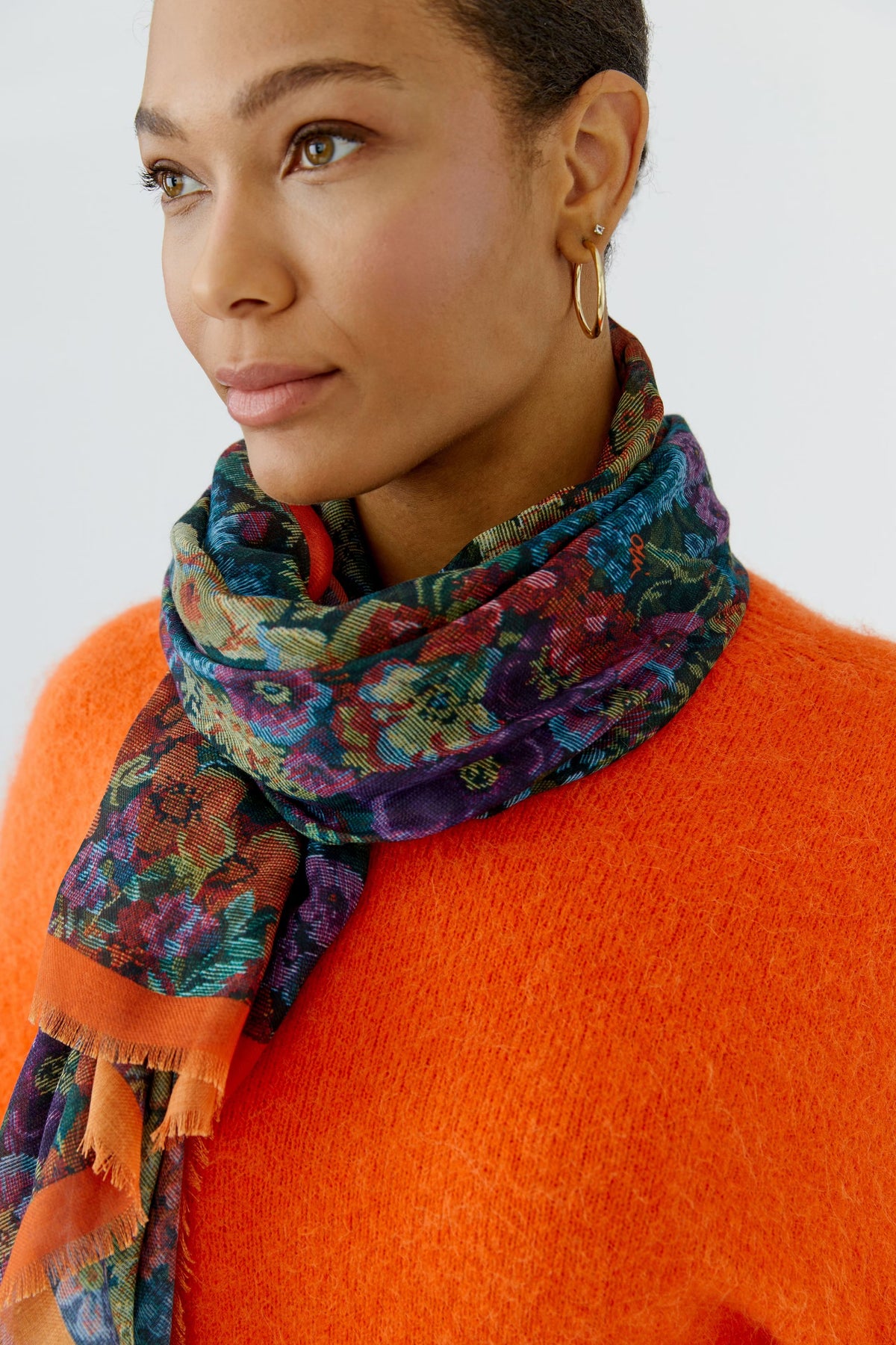 Scarf - Lilac Yellow