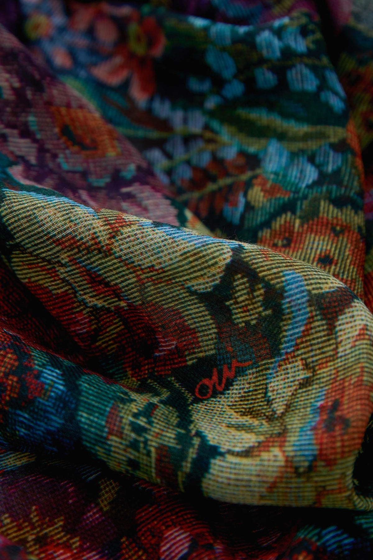 Scarf - Lilac Yellow