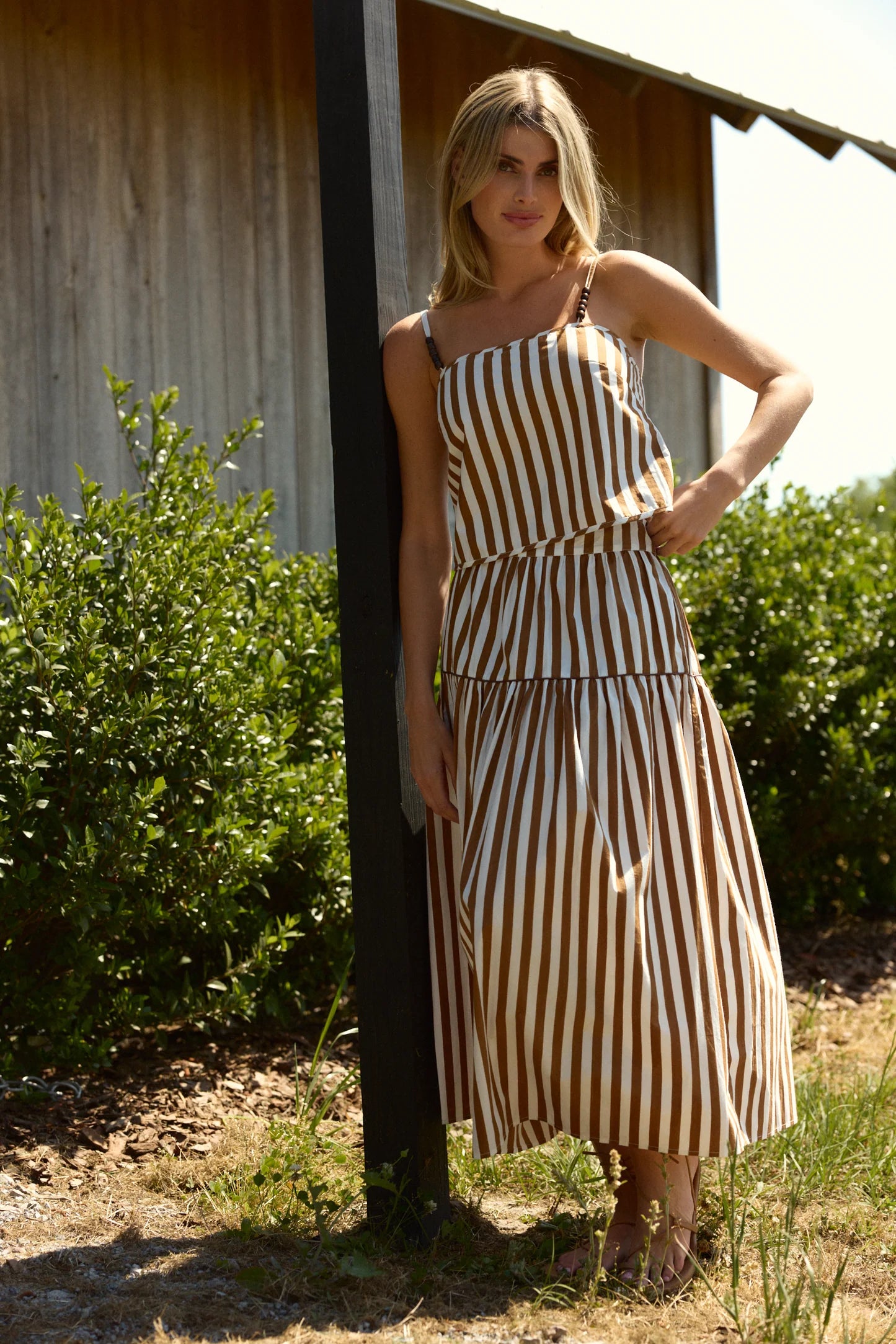 Carter Top - Tuck Stripes