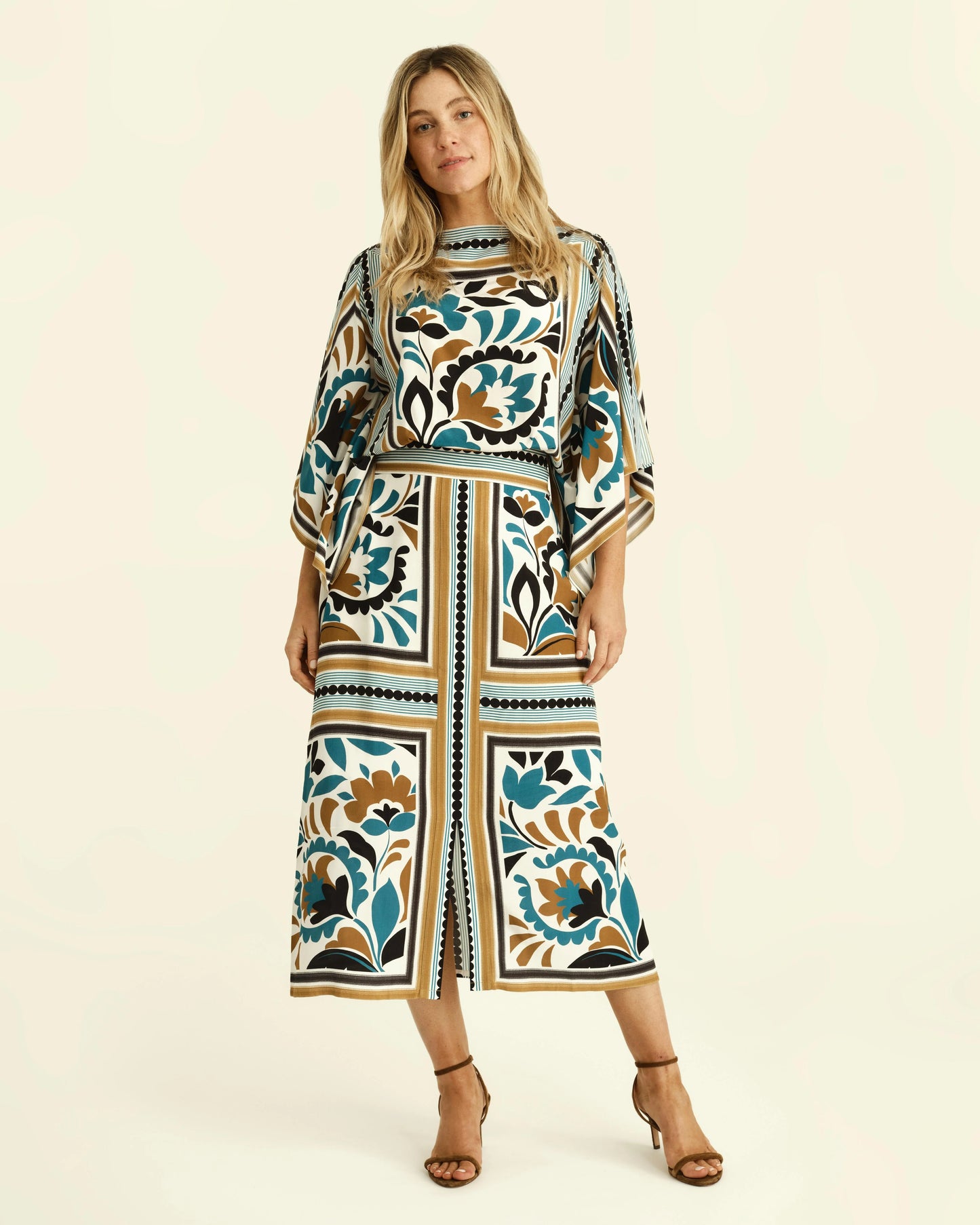 Clara Skirt - Stained Glass Floral