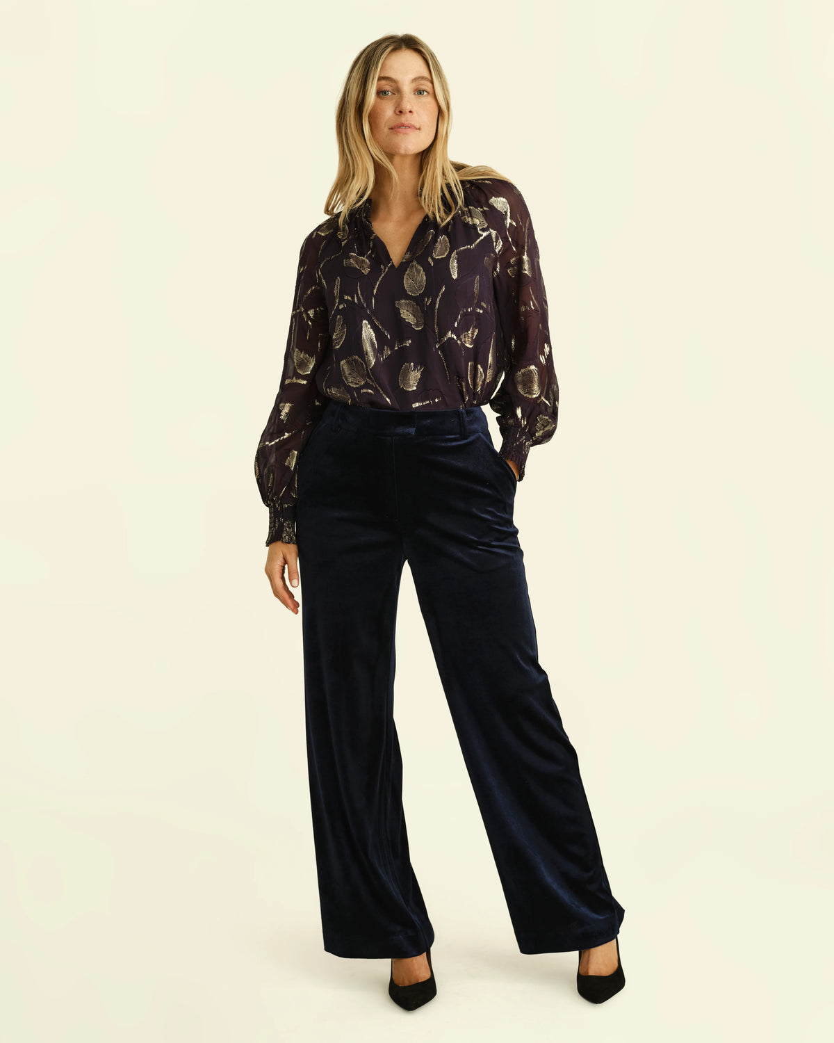 Fern Pant - Sapphire