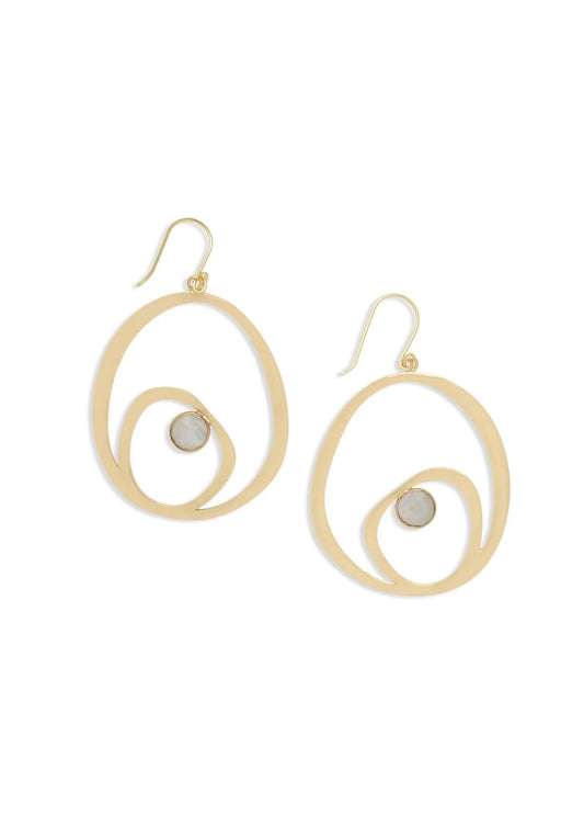 Ellis Earring - Moonstone