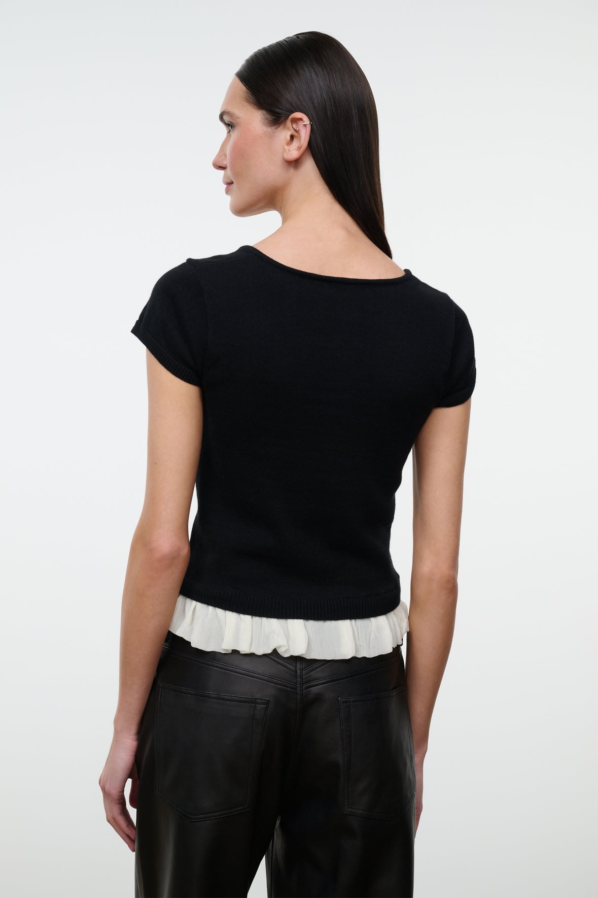 Marin Top - Black/Ivory
