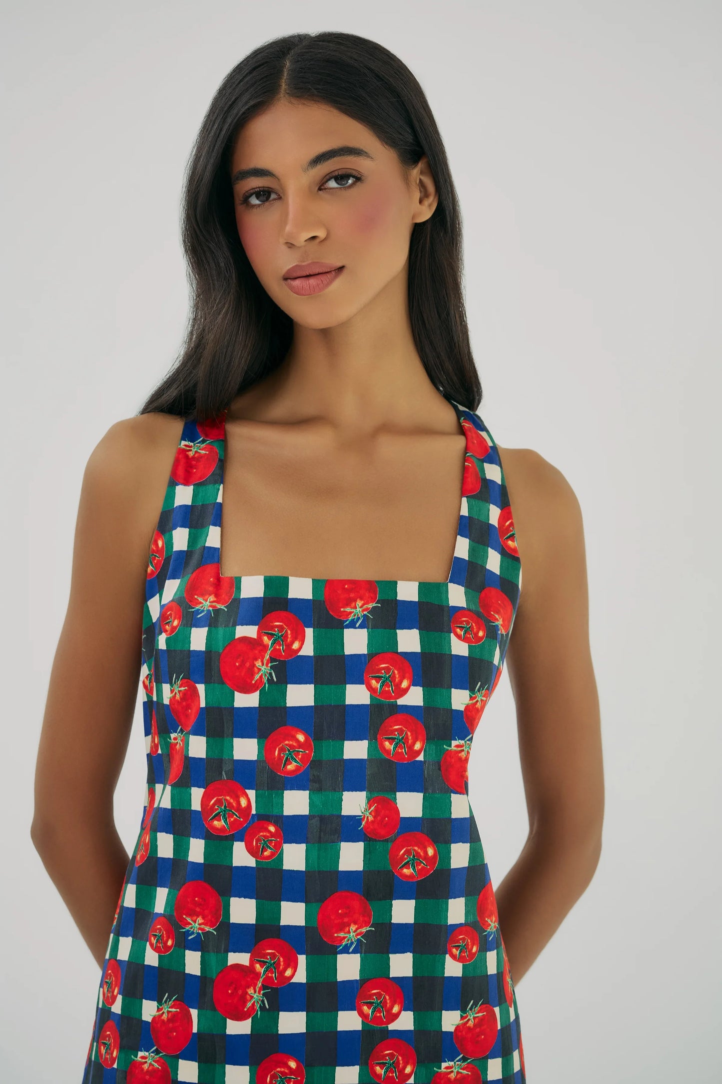 Sara Dress - Ivory/Multi
