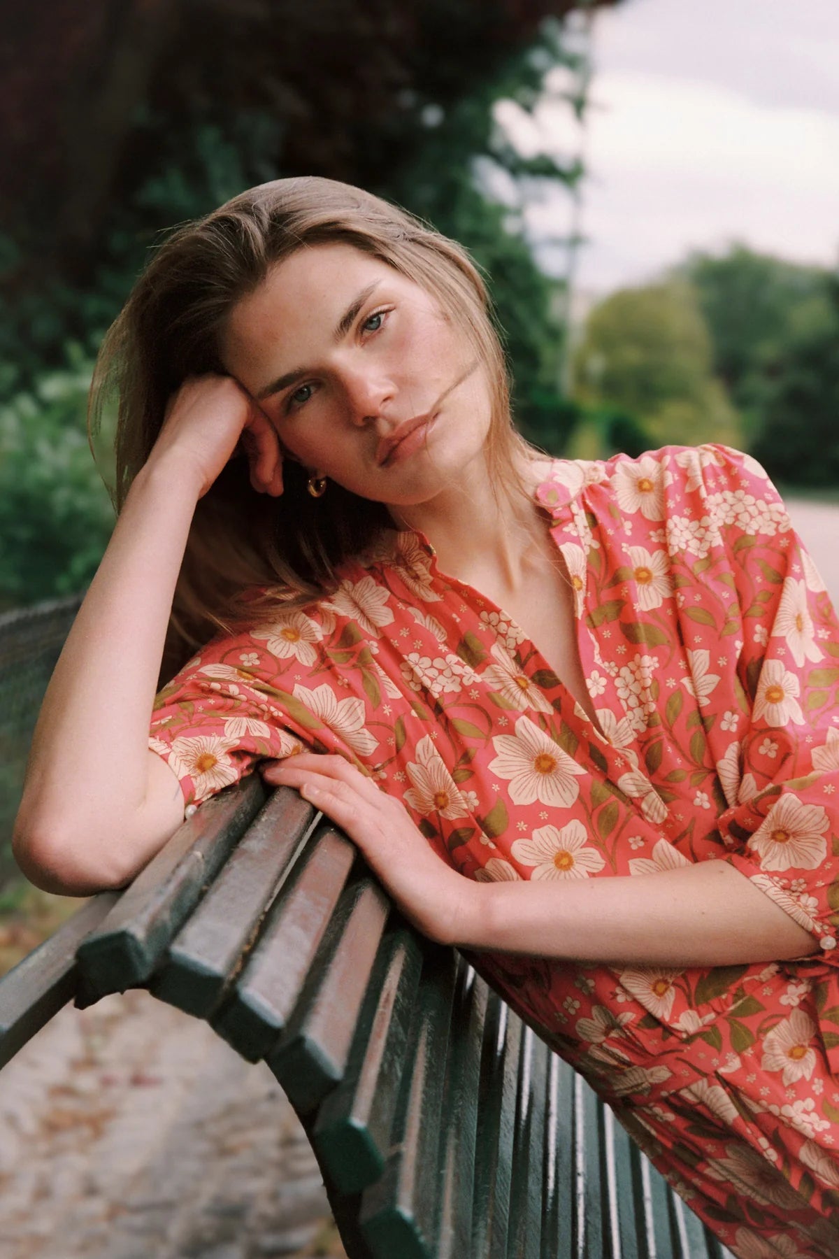 Luna Blouse - Rancho Rose